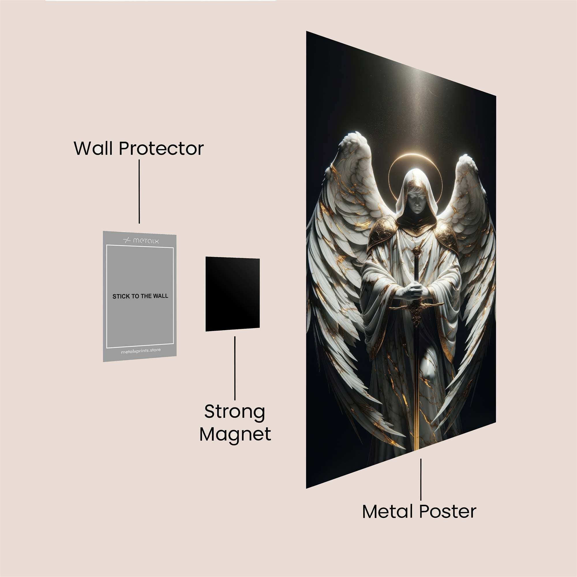 Angelic Serenity Safe Wall Magnetic / M