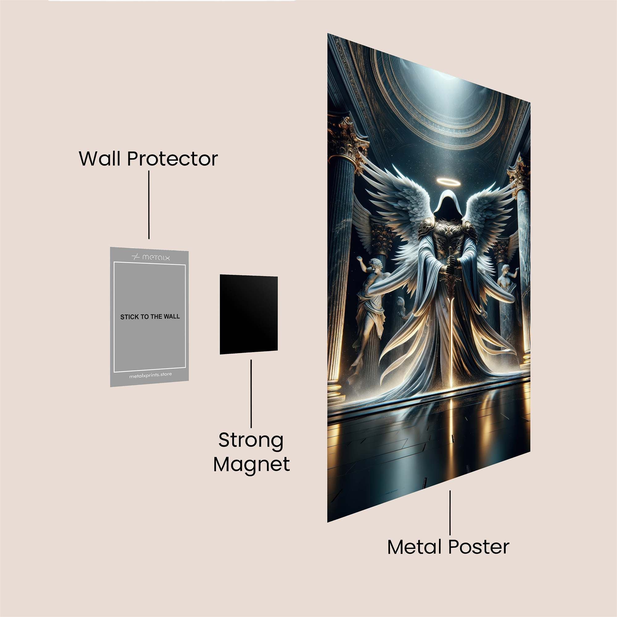 Angel Radiance Safe Wall Magnetic / M