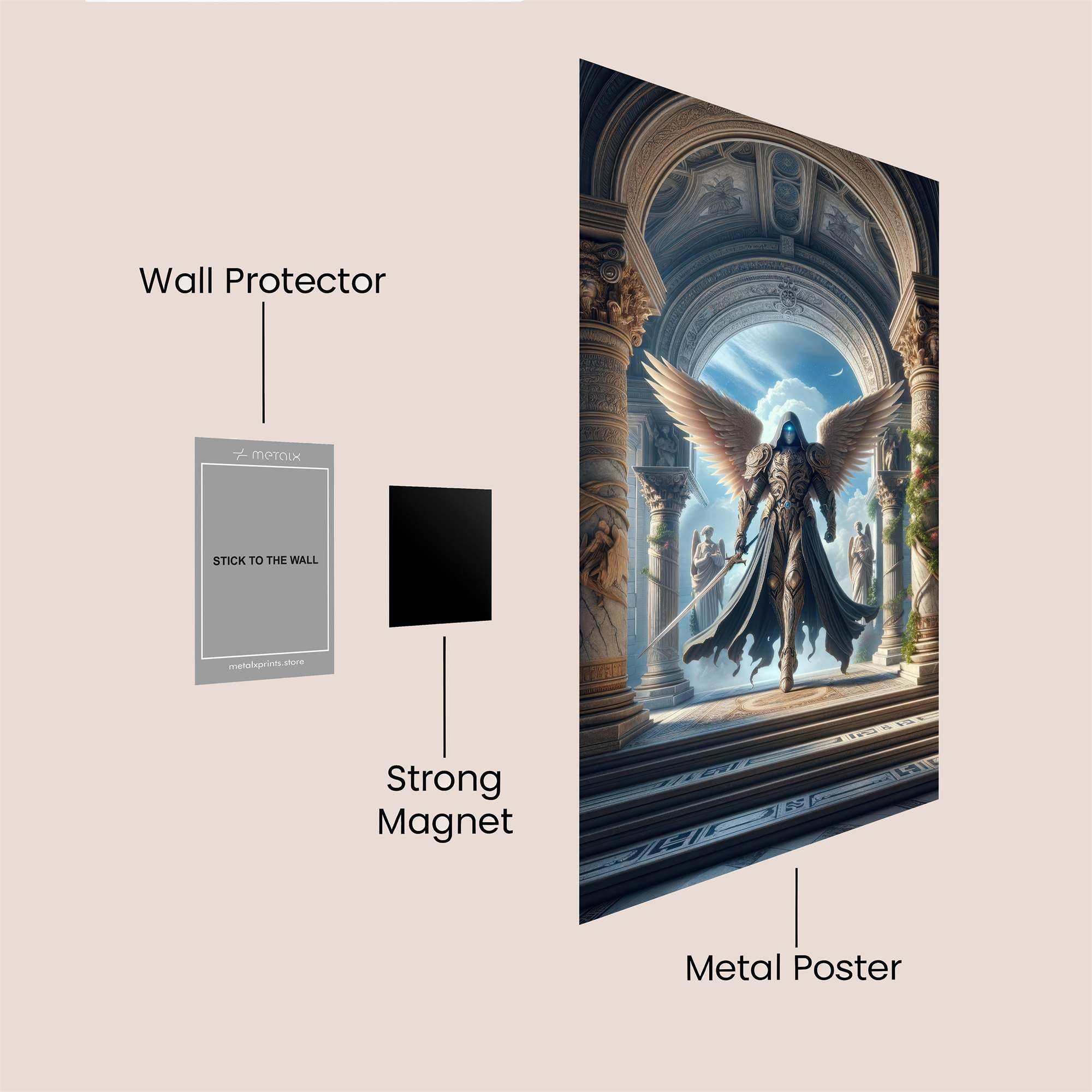 Archangel Serenity Safe Wall Magnetic / M