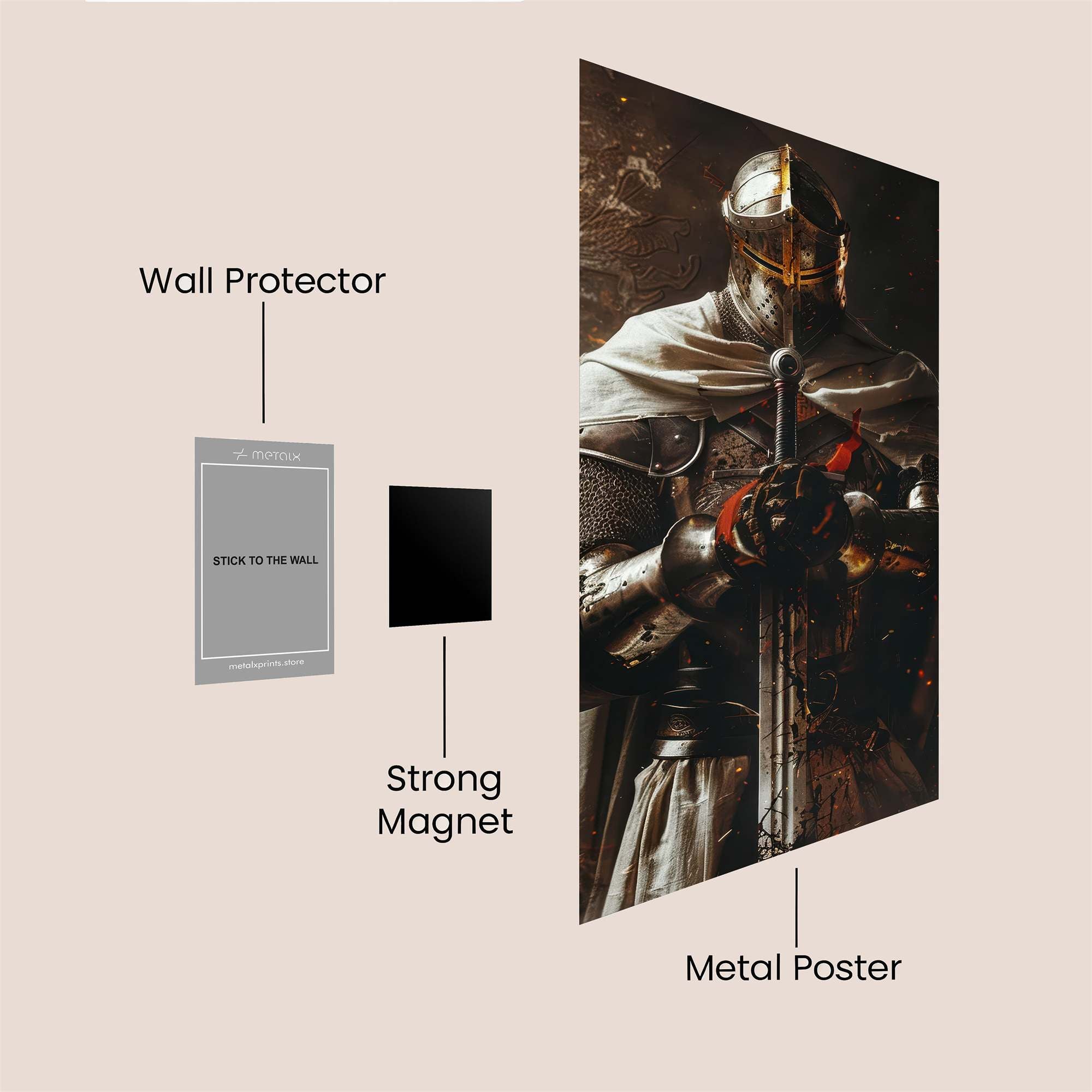 Knight Resolute Safe Wall Magnetic / M