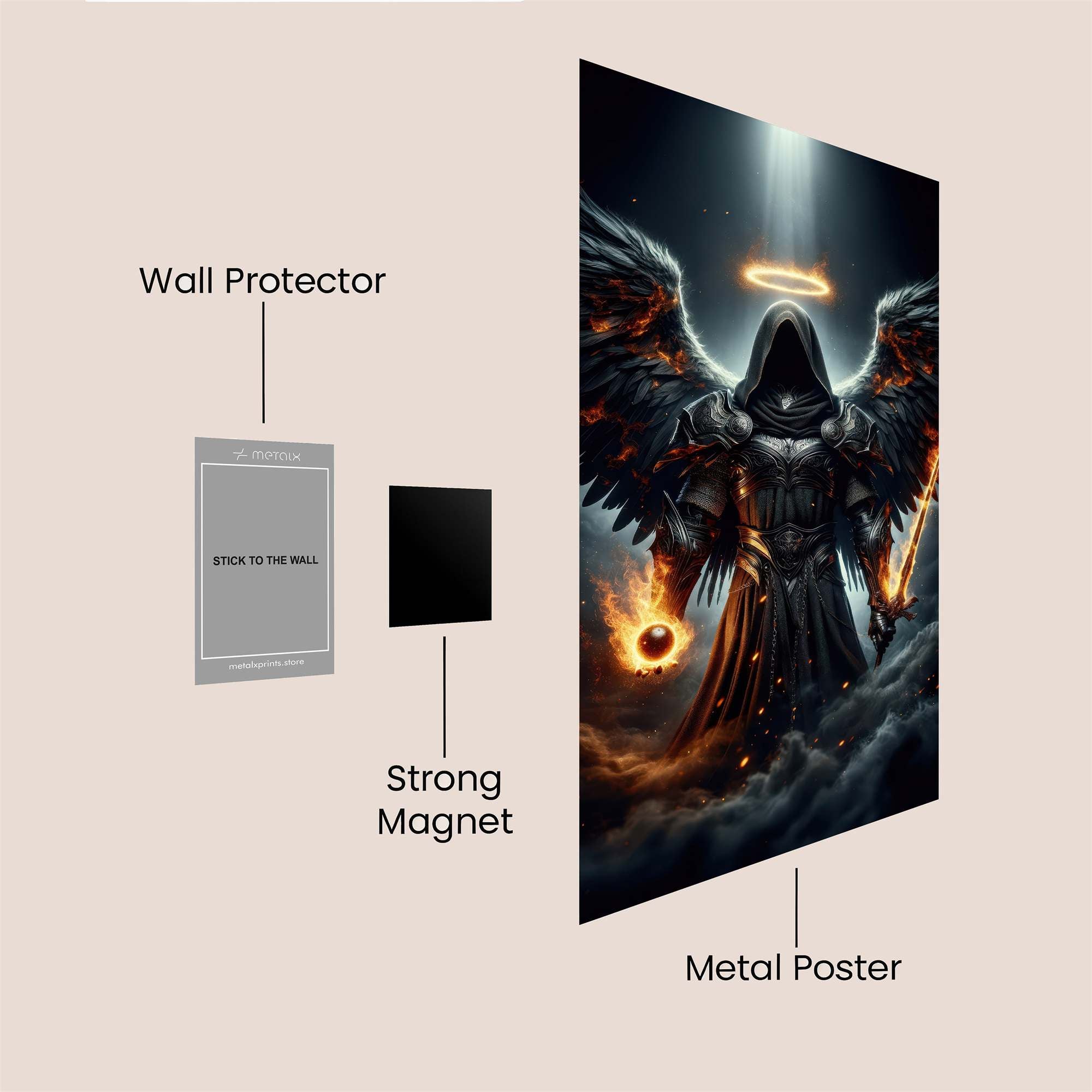 Azrael's Wrath Safe Wall Magnetic / M
