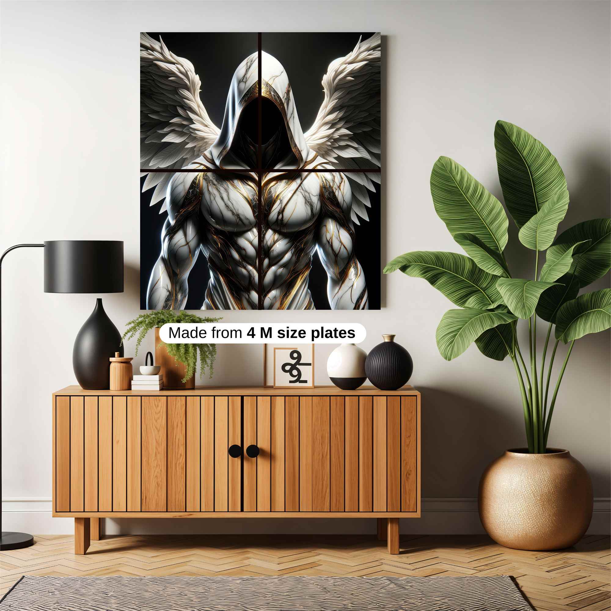 Angel Veiled Safe Wall Magnetic / M