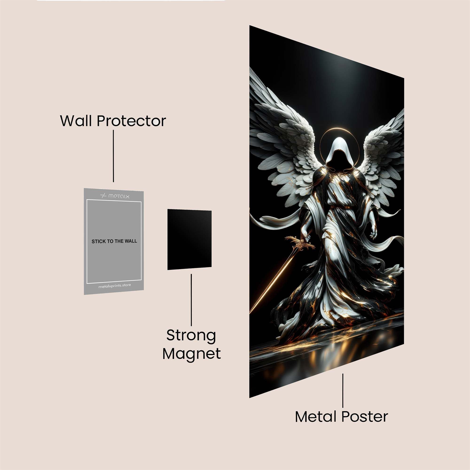 Angel Radiance Safe Wall Magnetic / M