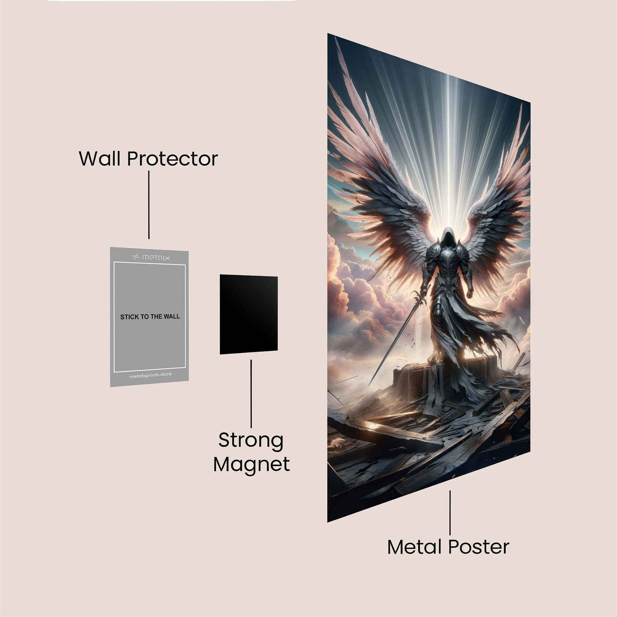 Angel Radiance Safe Wall Magnetic / M