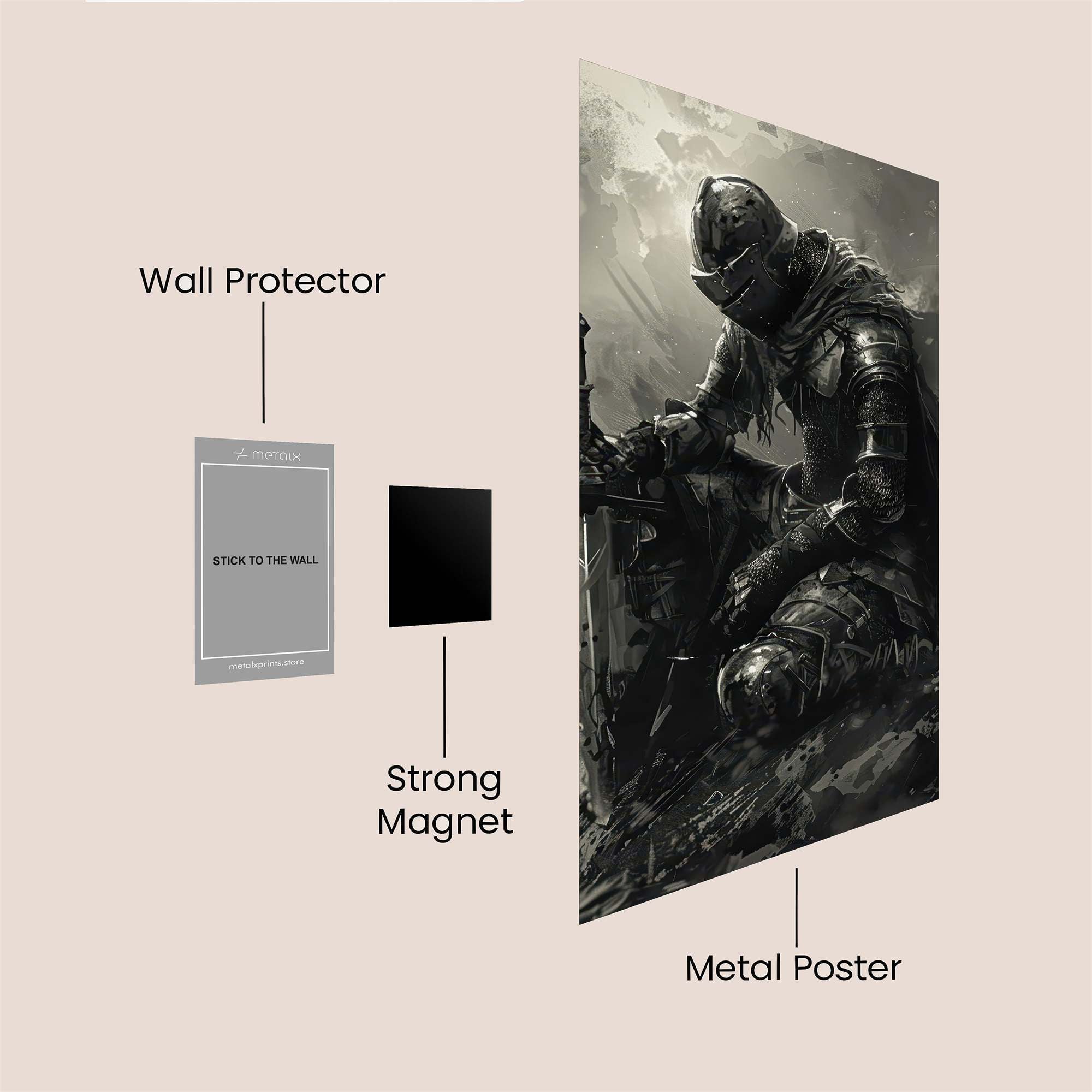 Knight Despair Safe Wall Magnetic / M
