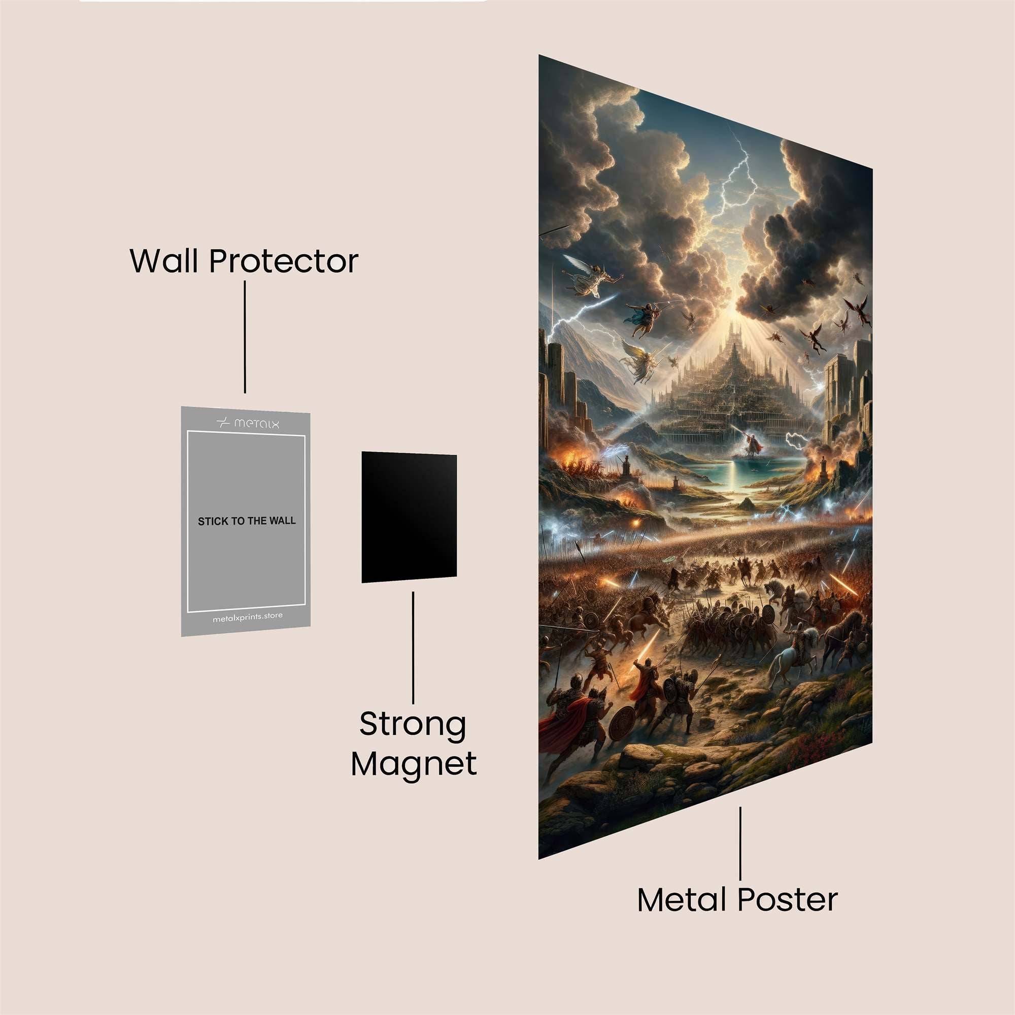 Apocalypse Unleashed Safe Wall Magnetic / M