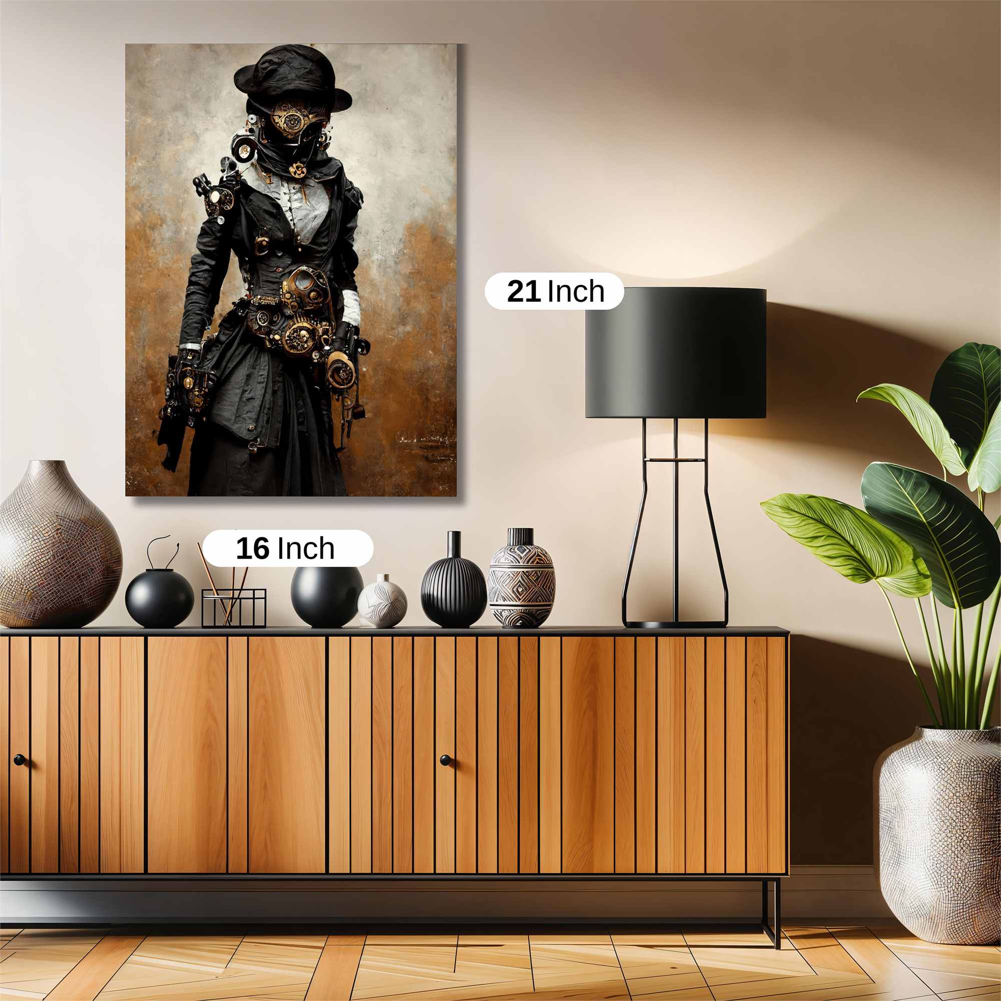 Steampunk Enigma Safe Wall Magnetic / M