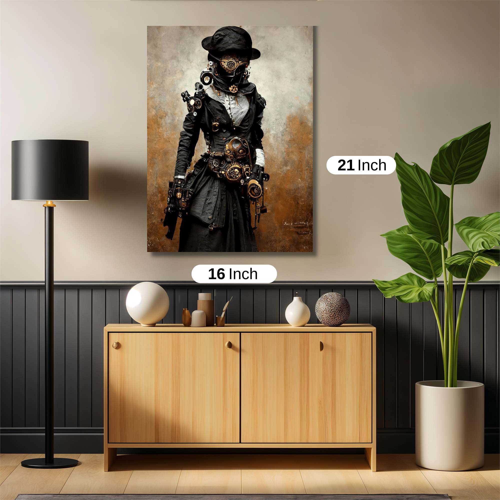 Steampunk Enigma Safe Wall Magnetic / M
