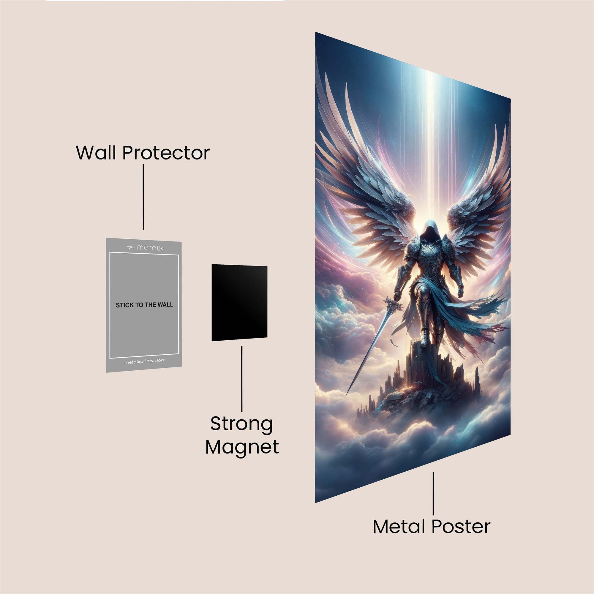 Angel Radiant Safe Wall Magnetic / M