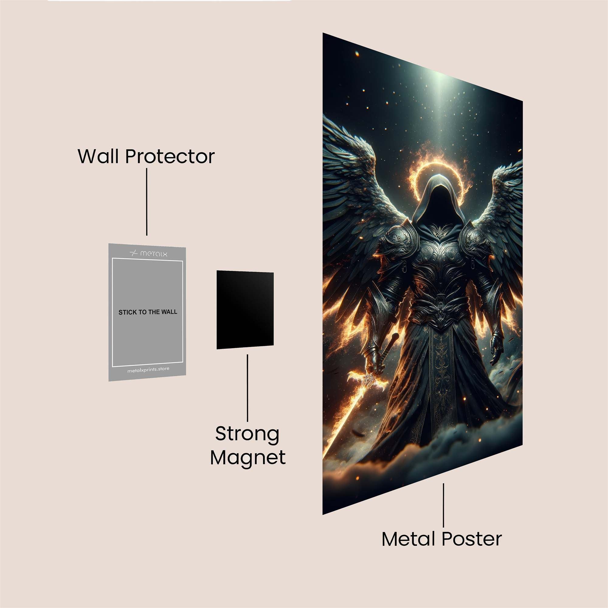 Dark Guardian Safe Wall Magnetic / M