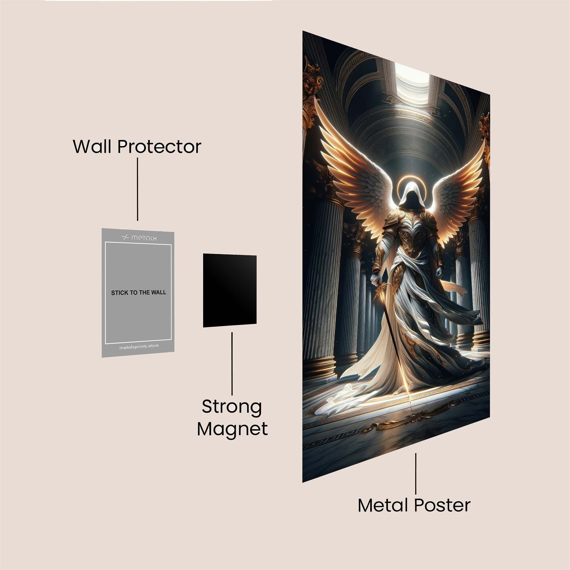 Angelic Radiance Safe Wall Magnetic / M
