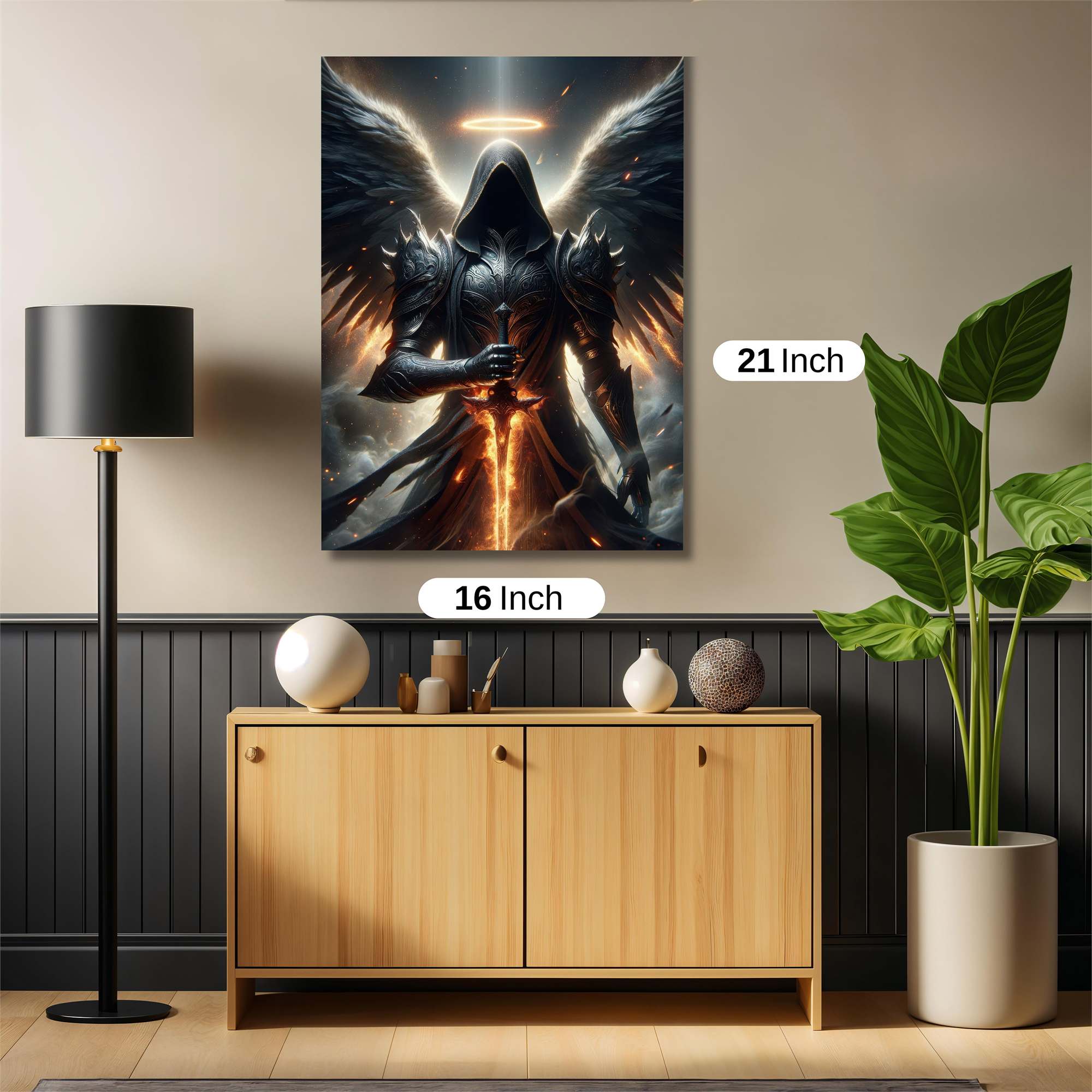 Angel Blaze Safe Wall Magnetic / M