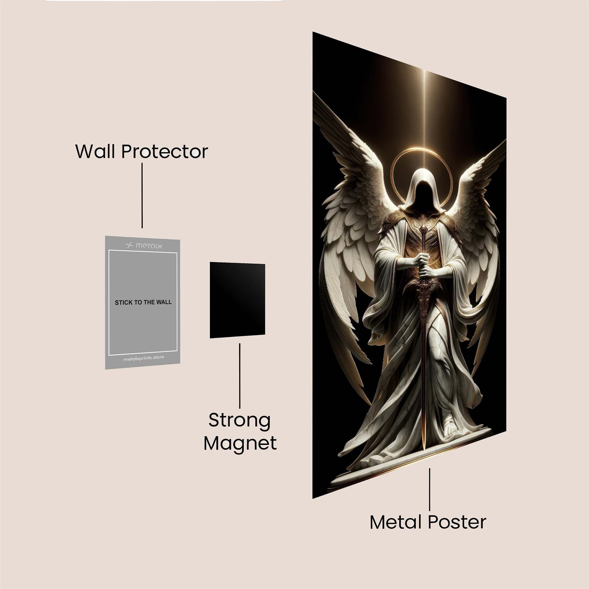 Archangel Serenity Safe Wall Magnetic / M