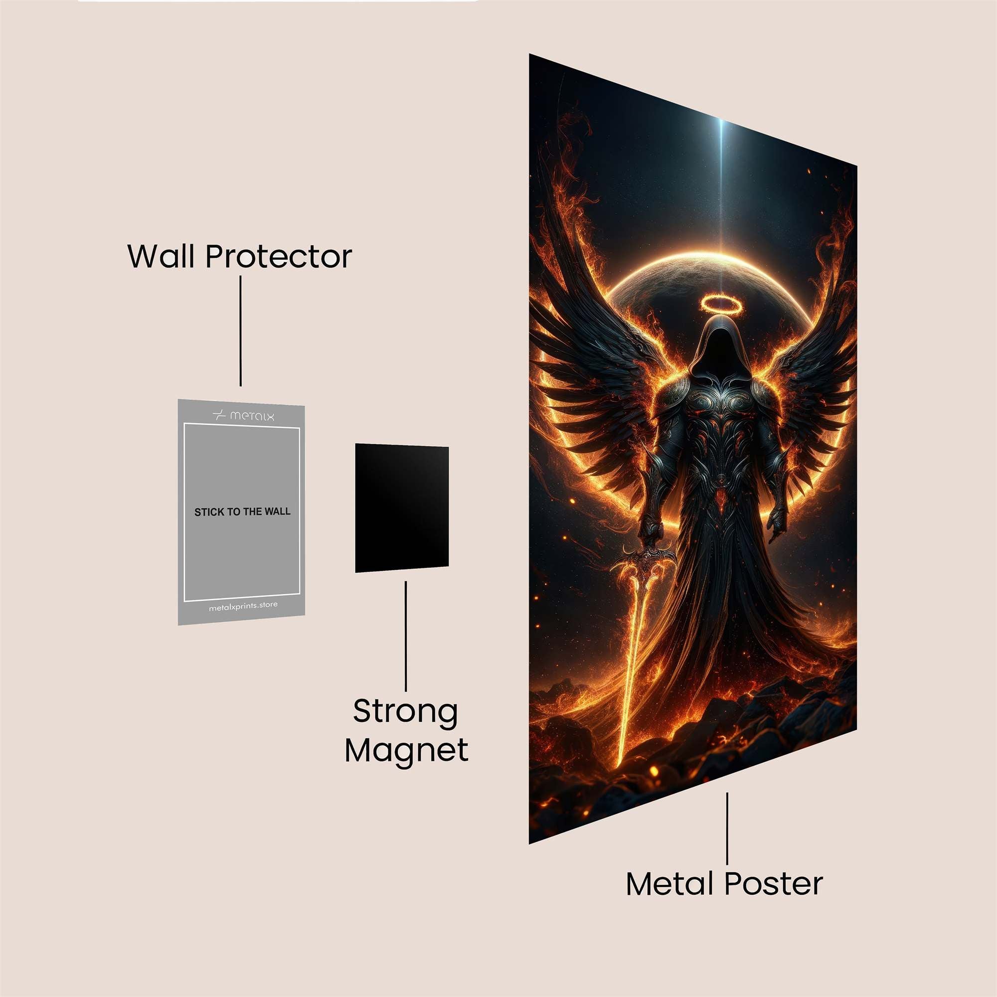 Angel Inferno Safe Wall Magnetic / M