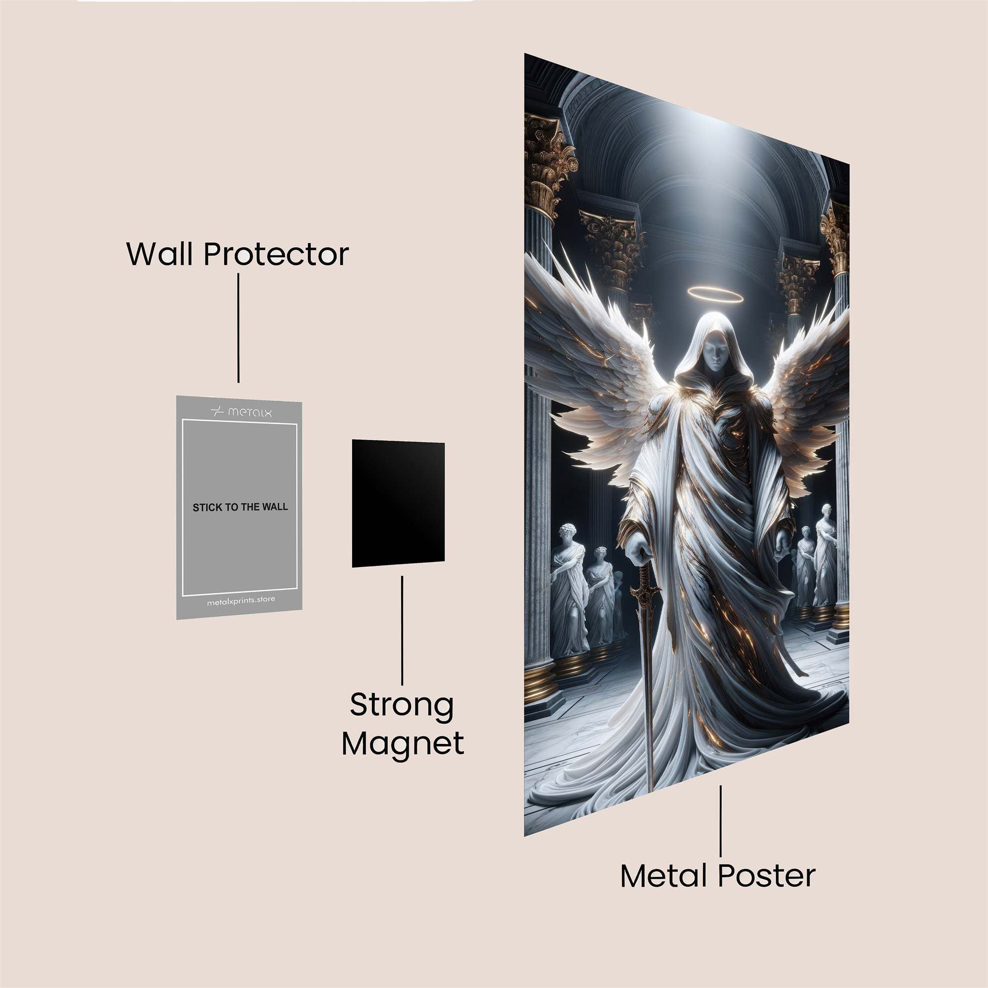 Angel Radiance Safe Wall Magnetic / M