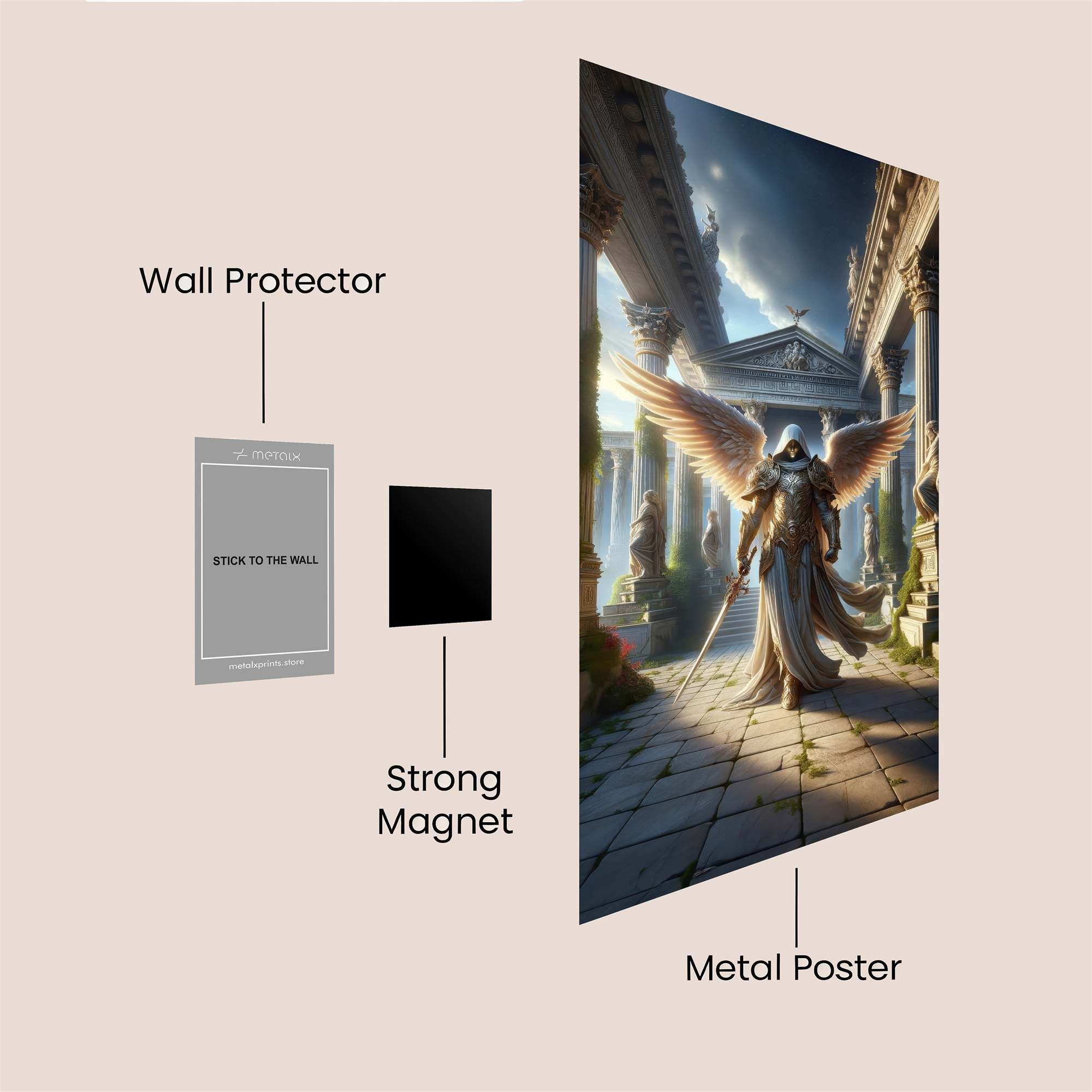 Angel Serenity Safe Wall Magnetic / M