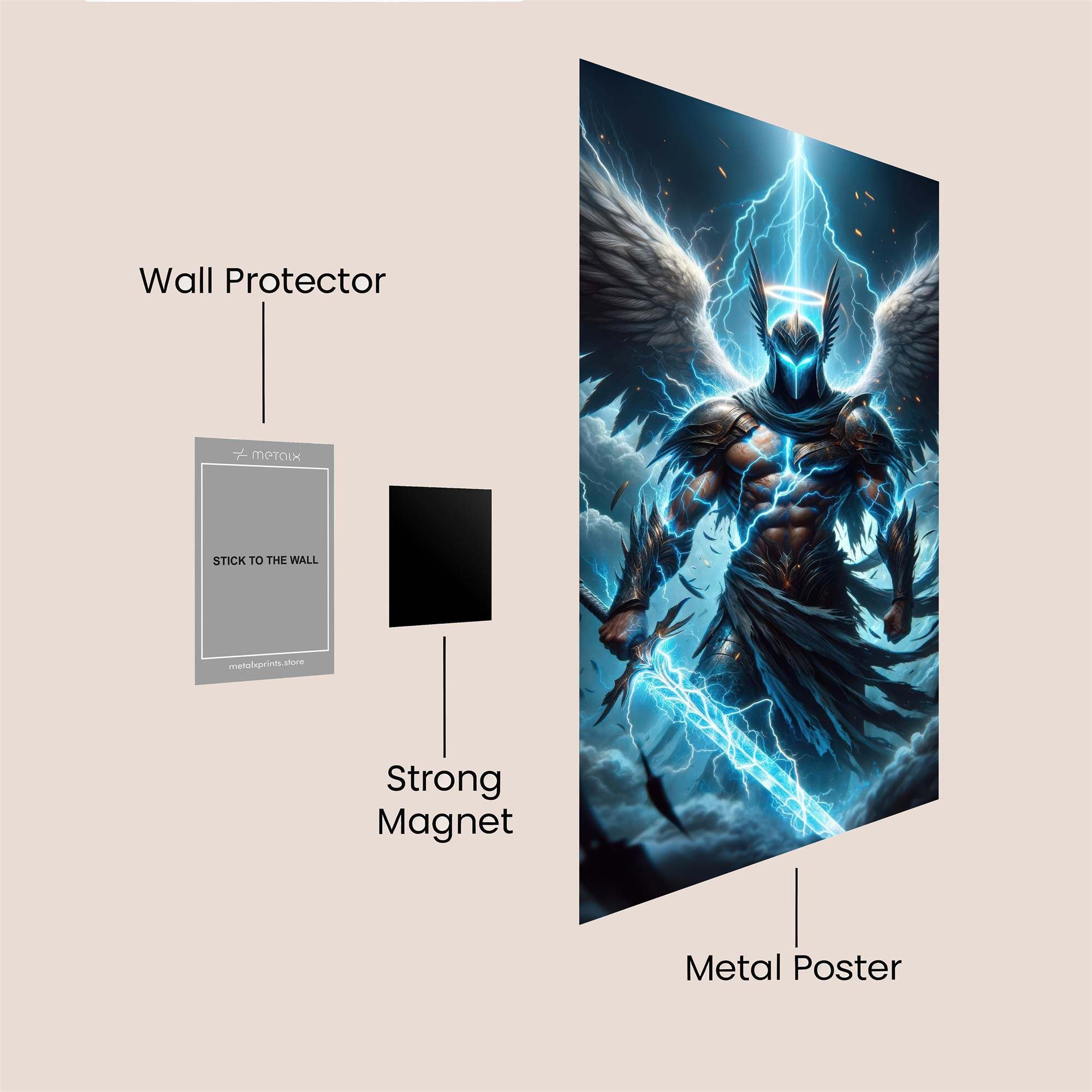 Zeus Unleashed Safe Wall Magnetic / M
