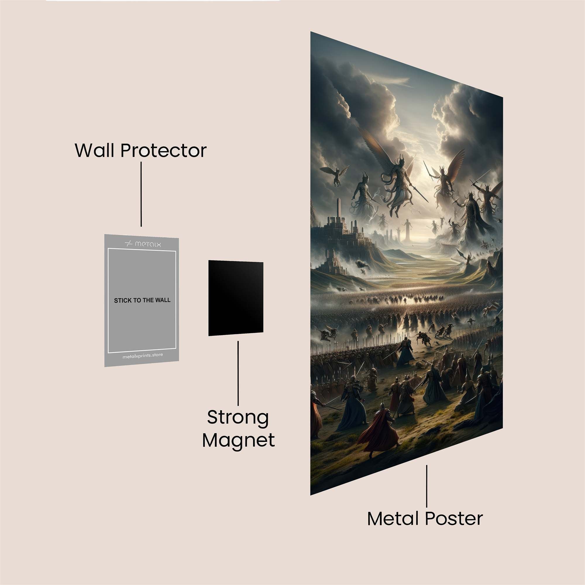 Apocalypse Unleashed Safe Wall Magnetic / M