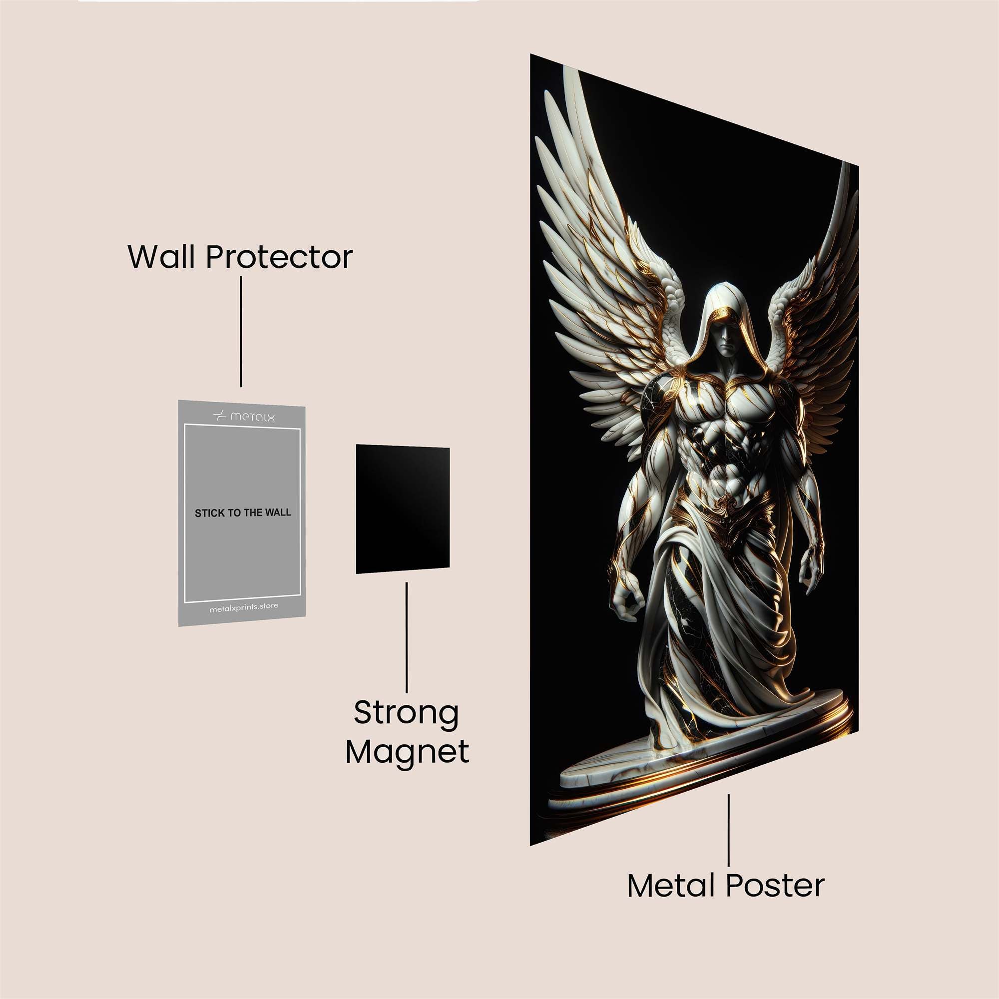 Angel Serenity Safe Wall Magnetic / M