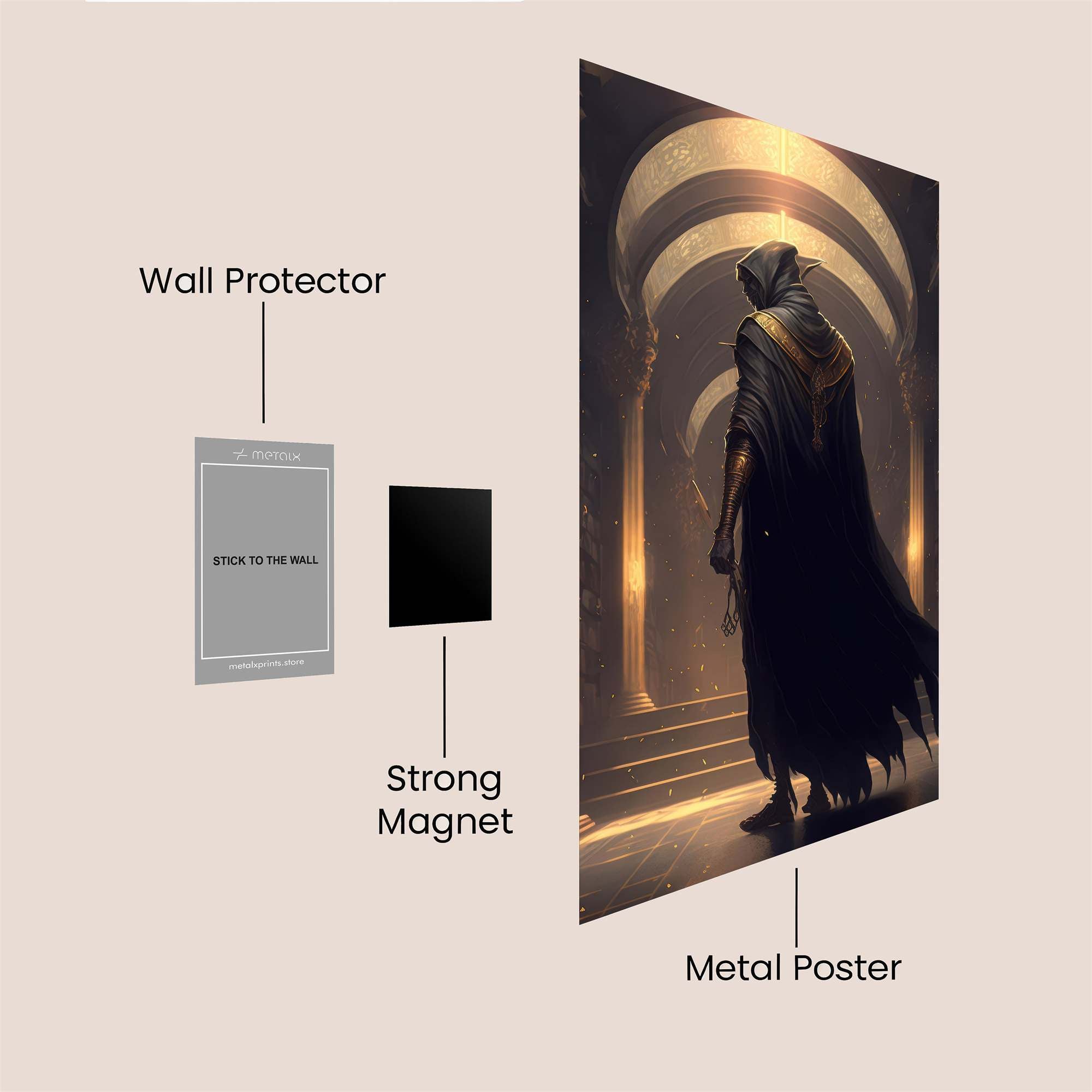 Sorcerer's Enigma Safe Wall Magnetic / M