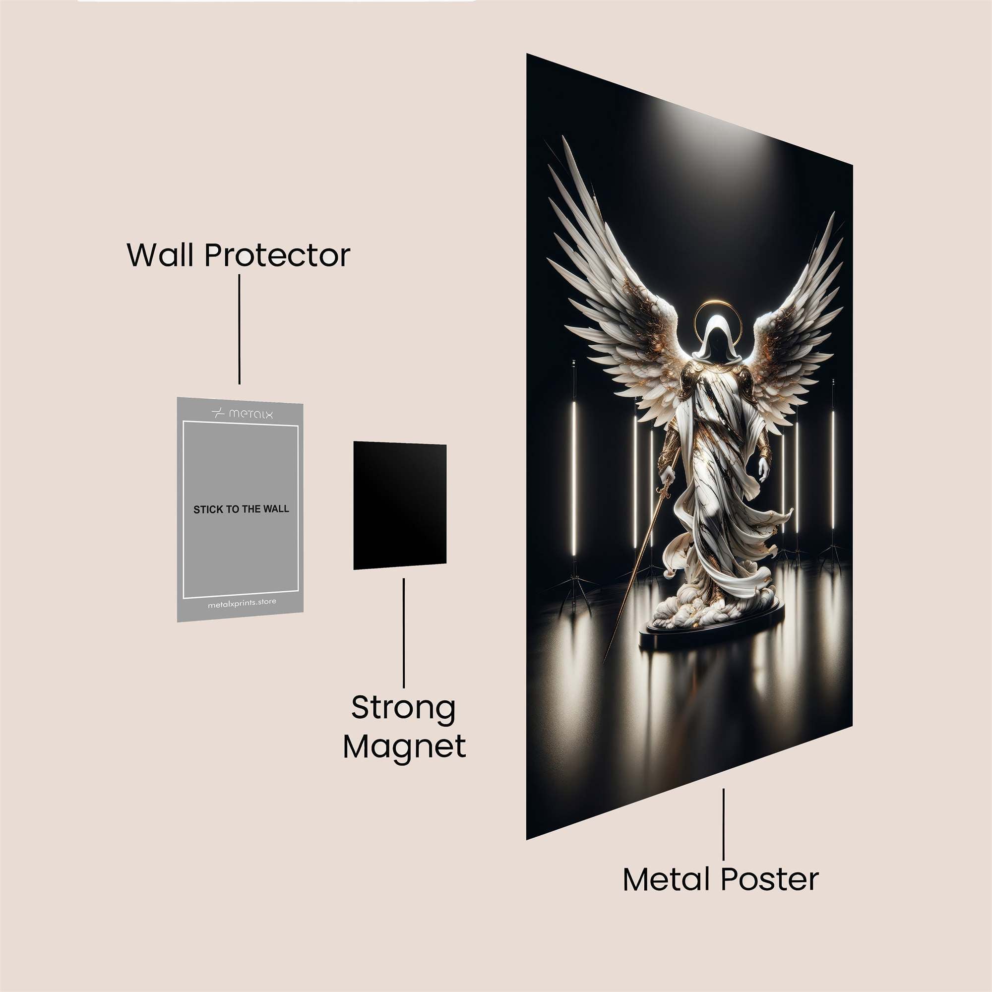 Angel Serenity Safe Wall Magnetic / M