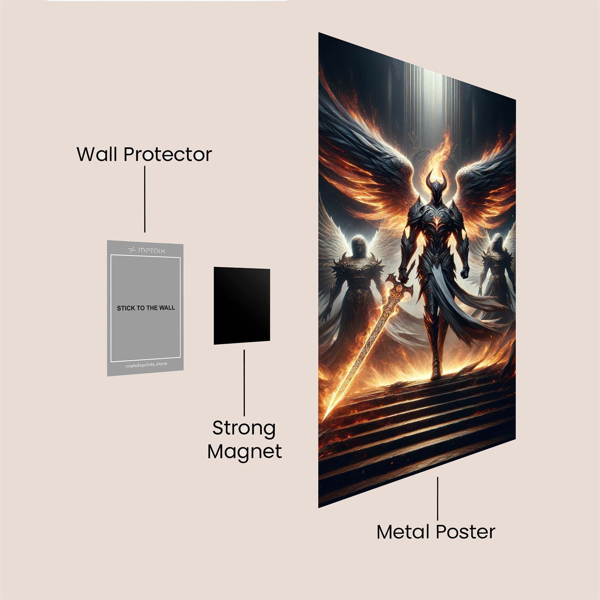 Archangel Ascendant Safe Wall Magnetic / M