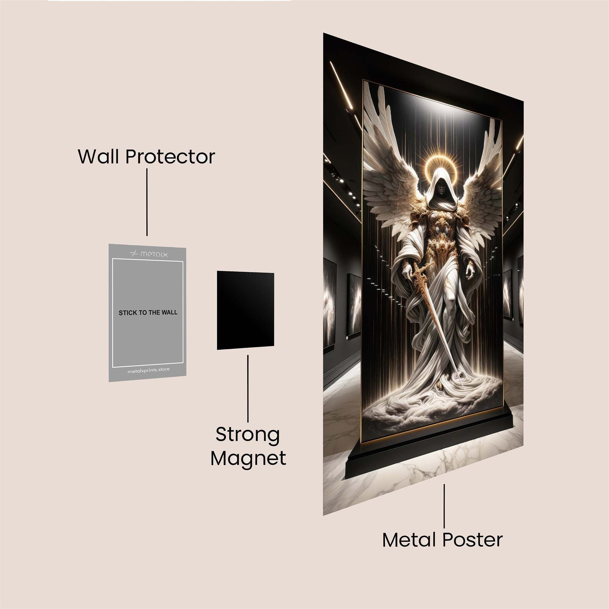Archangel Serenity Safe Wall Magnetic / M