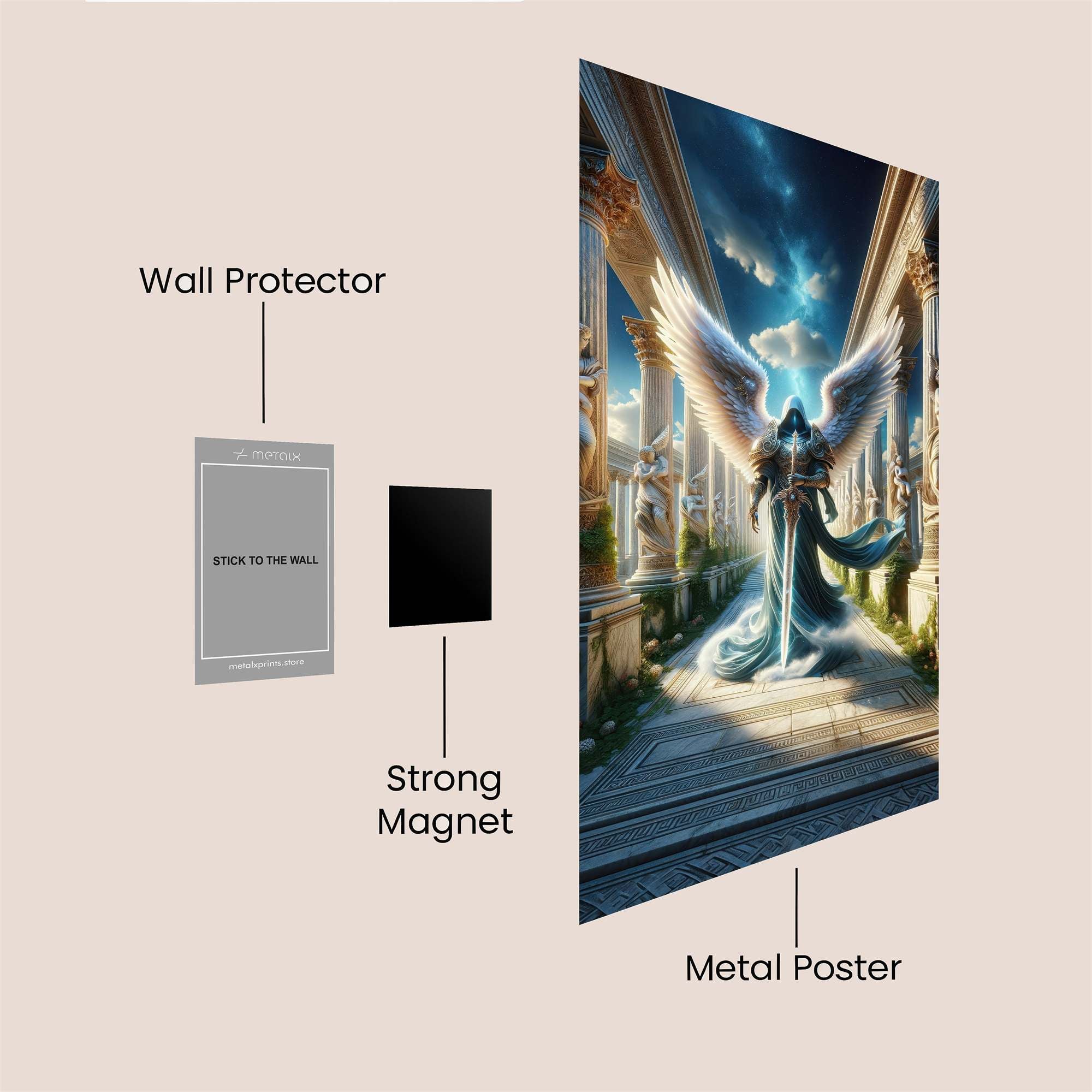 Archangel Serenity Safe Wall Magnetic / M