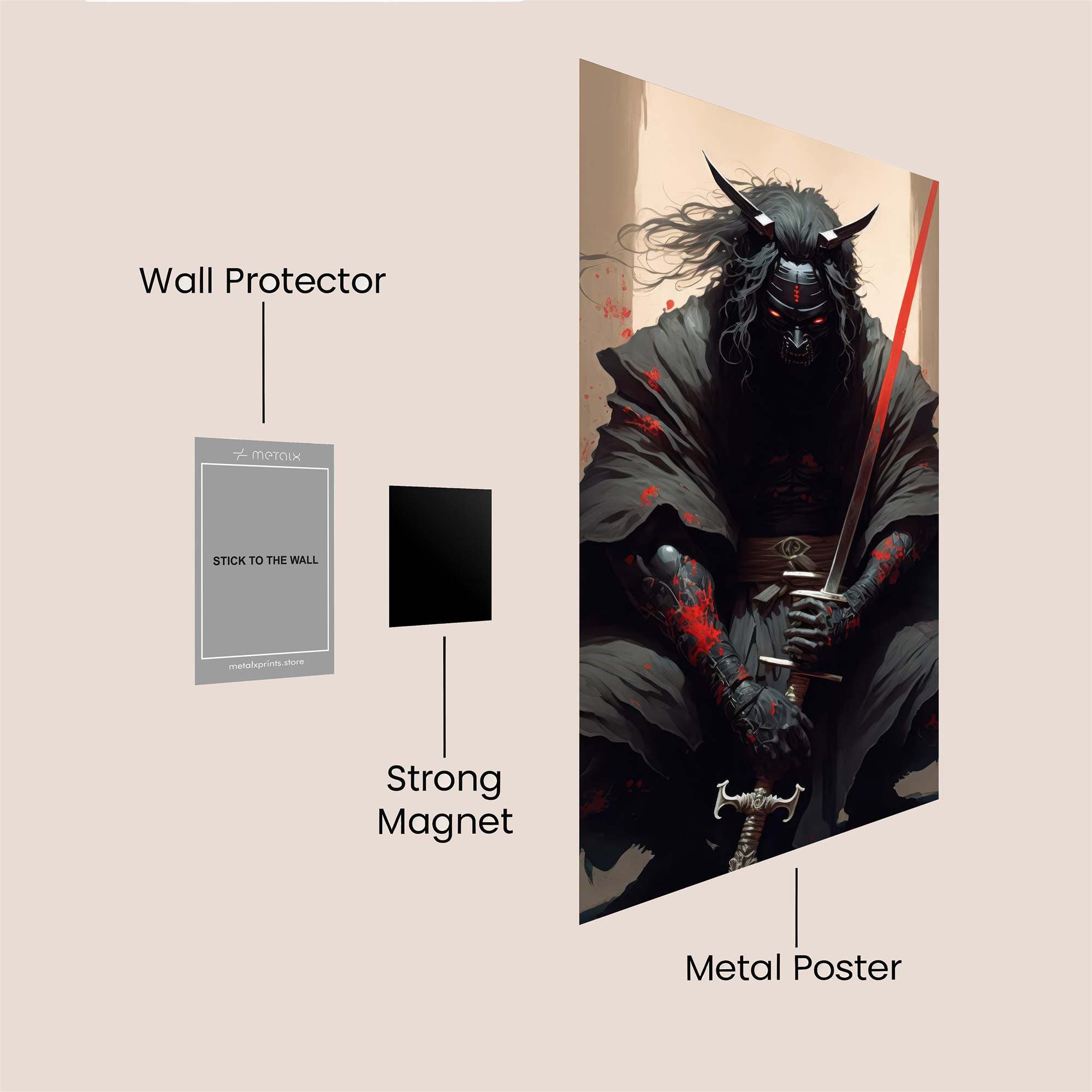 Oni Rage Safe Wall Magnetic / M
