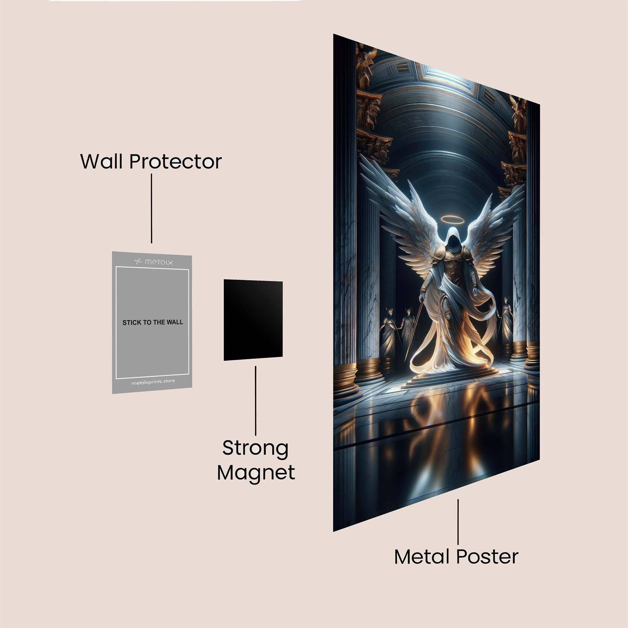 Angel Radiant Safe Wall Magnetic / M