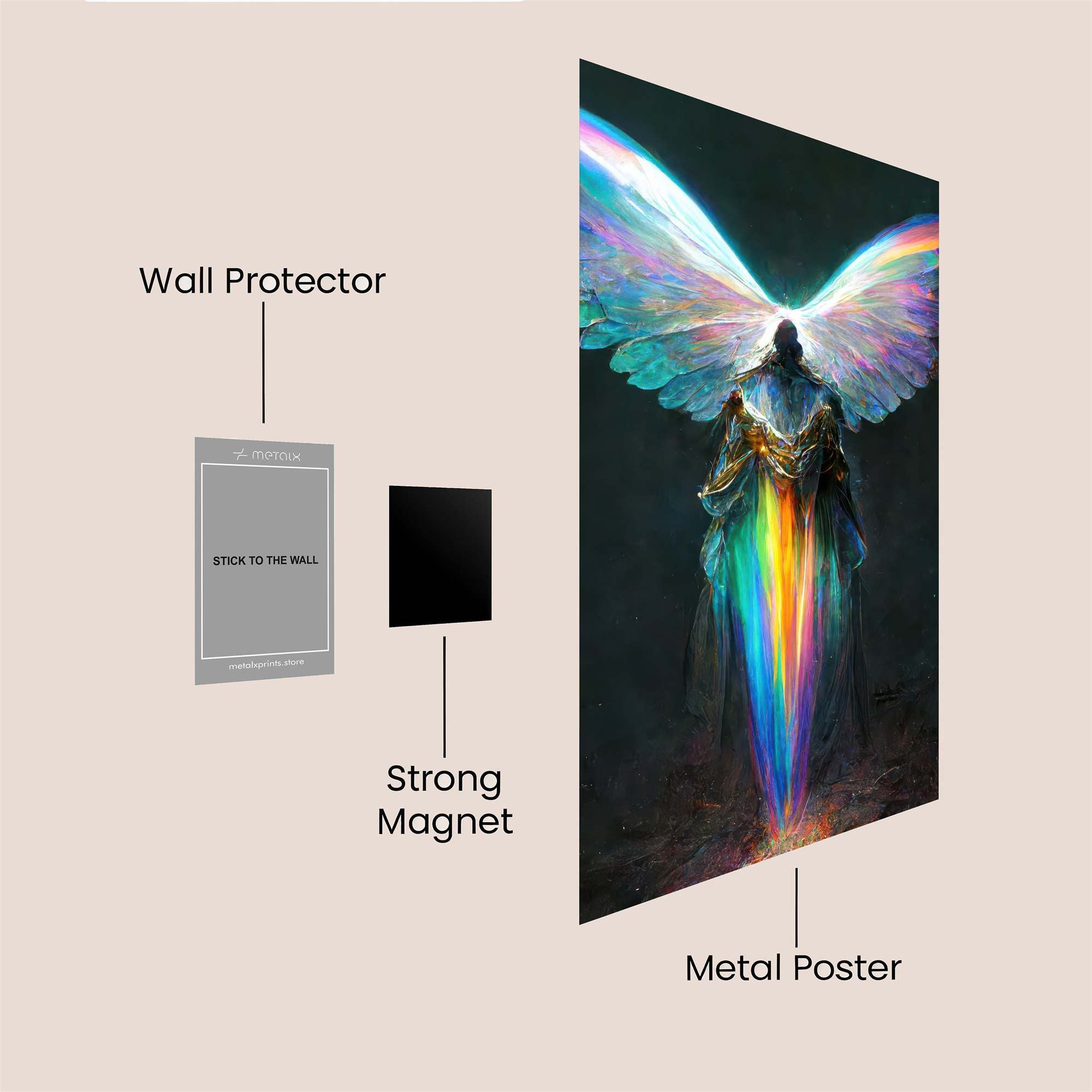 Angel Radiance Safe Wall Magnetic / M