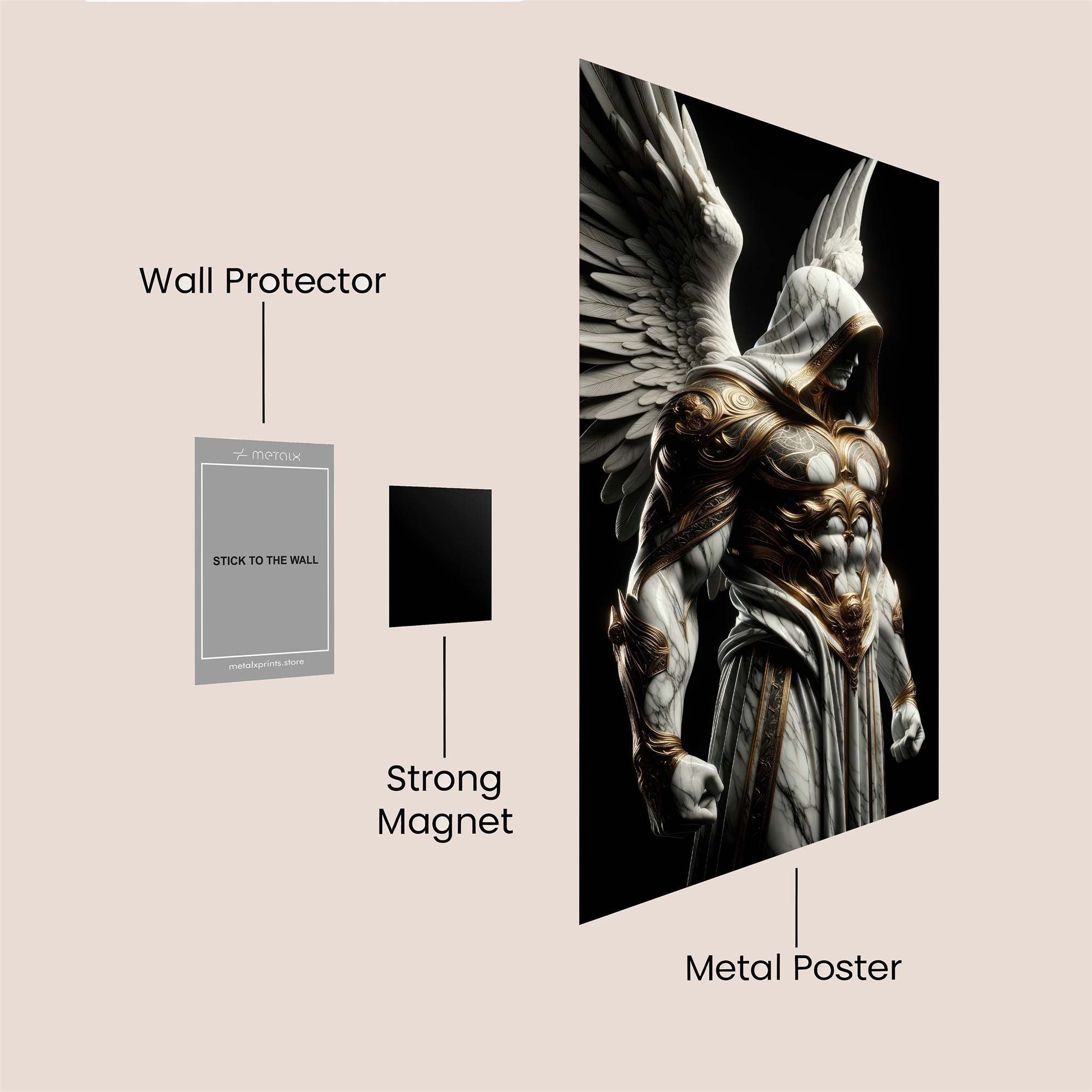 Angel Resolute Safe Wall Magnetic / M