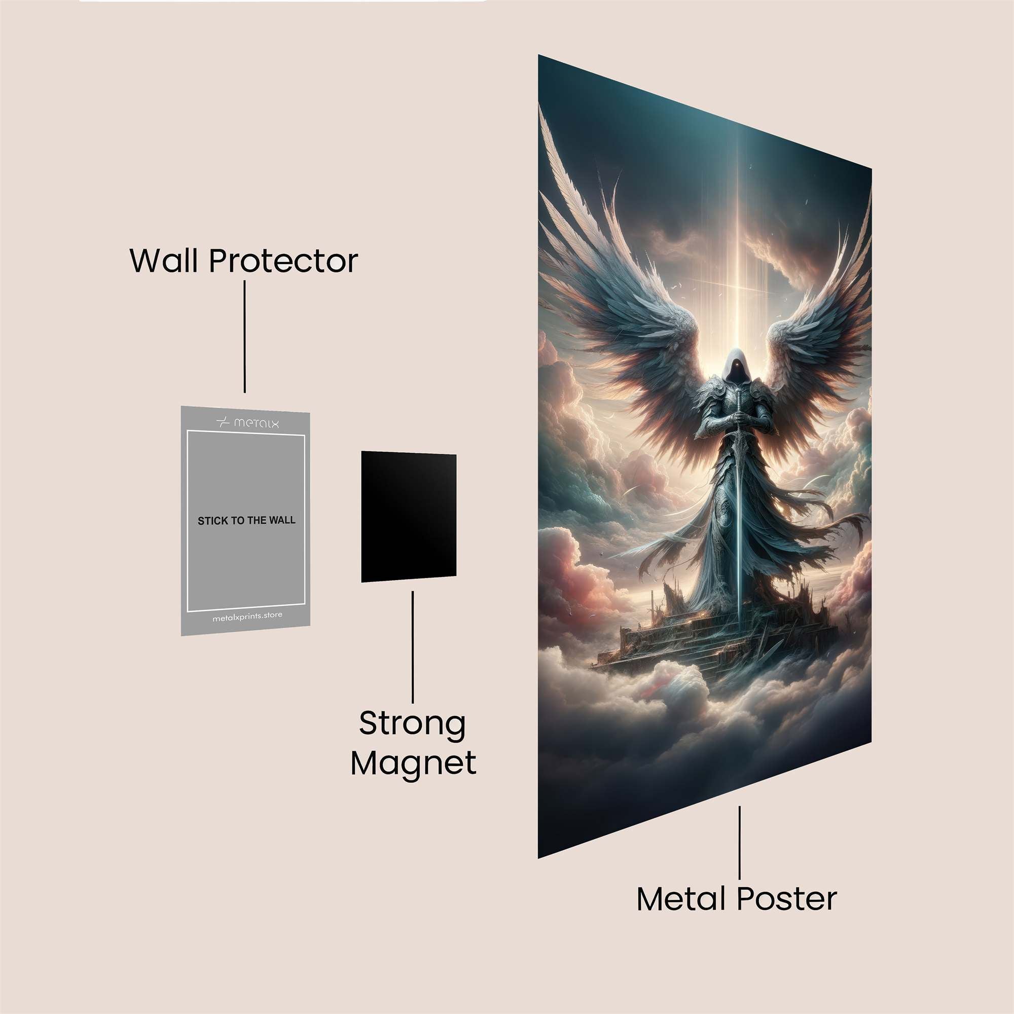 Angel Ascend Safe Wall Magnetic / M
