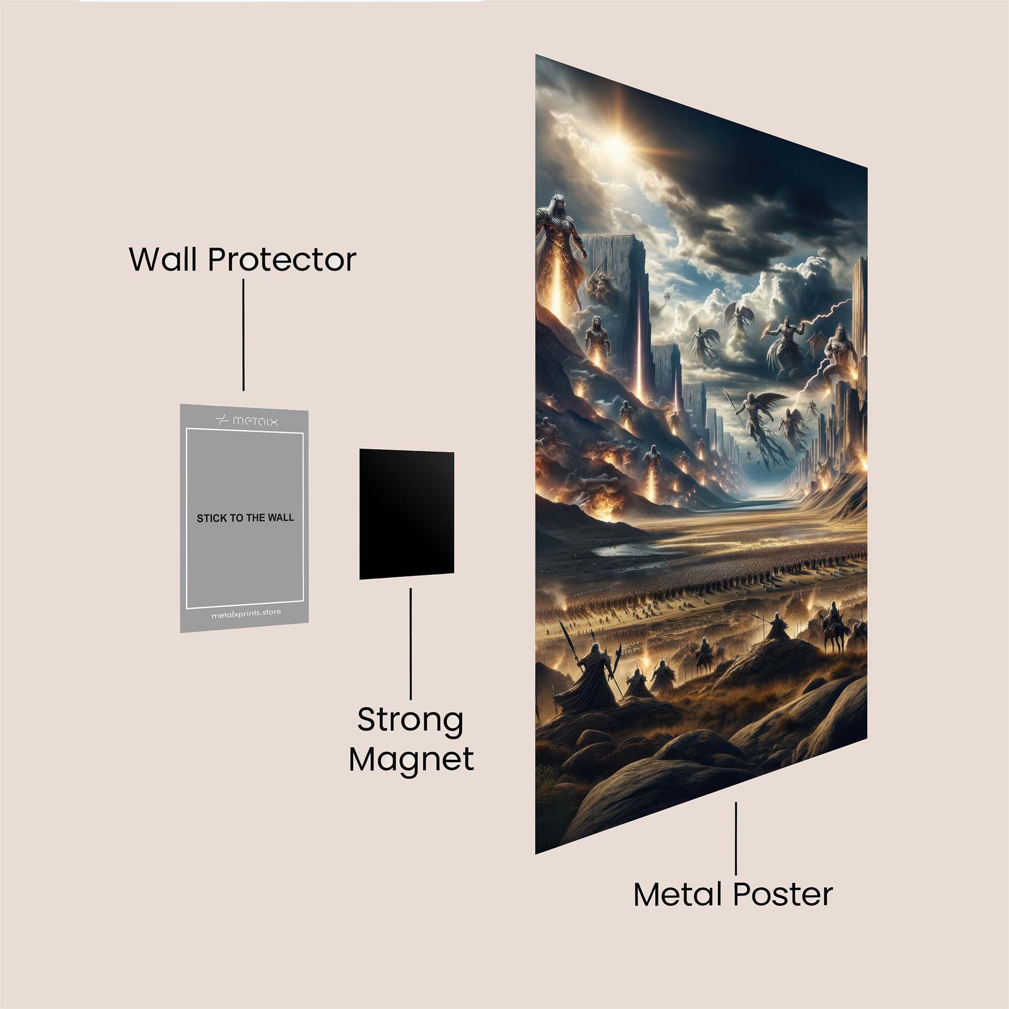 Apocalypse Unleashed Safe Wall Magnetic / M