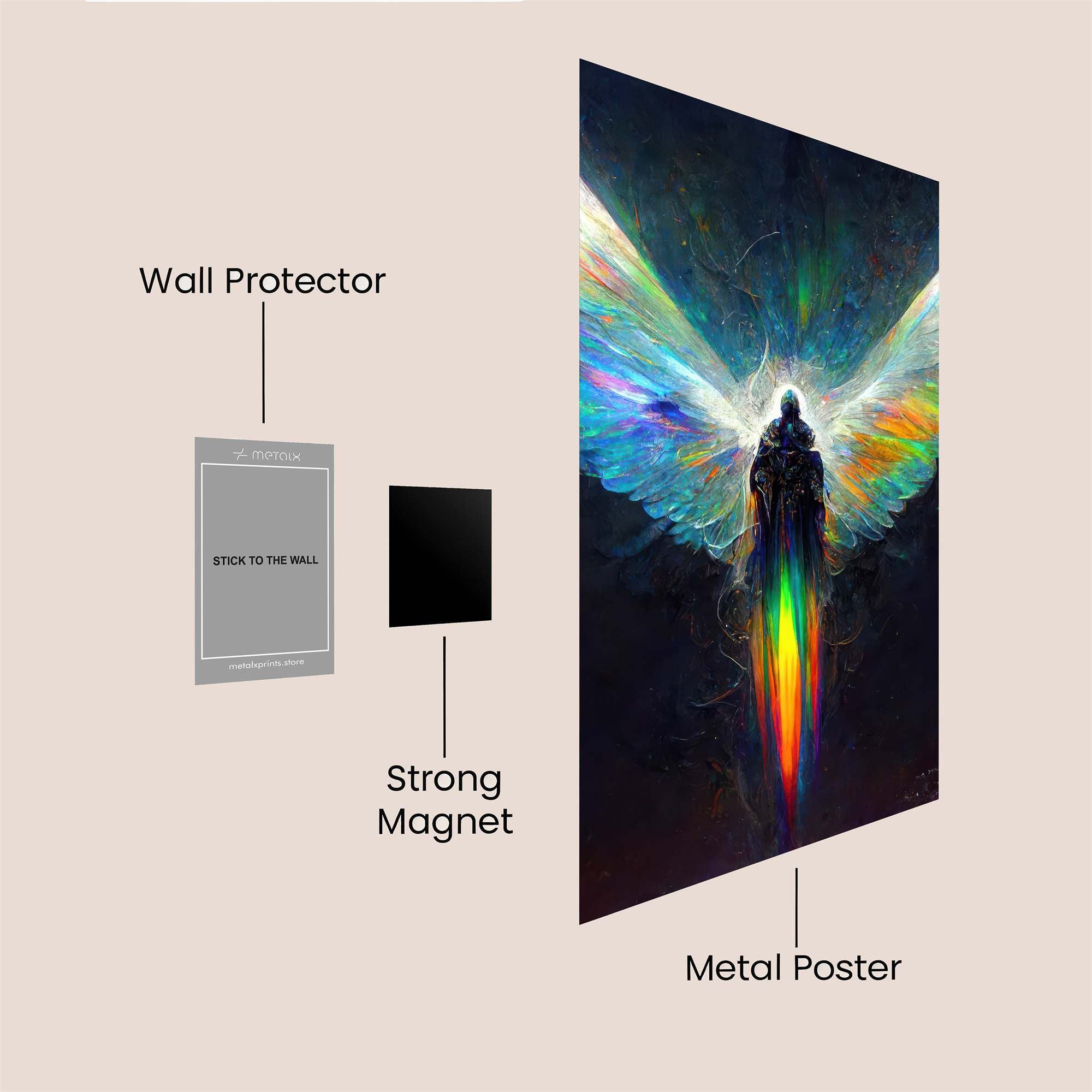 Angel Radiance Safe Wall Magnetic / M