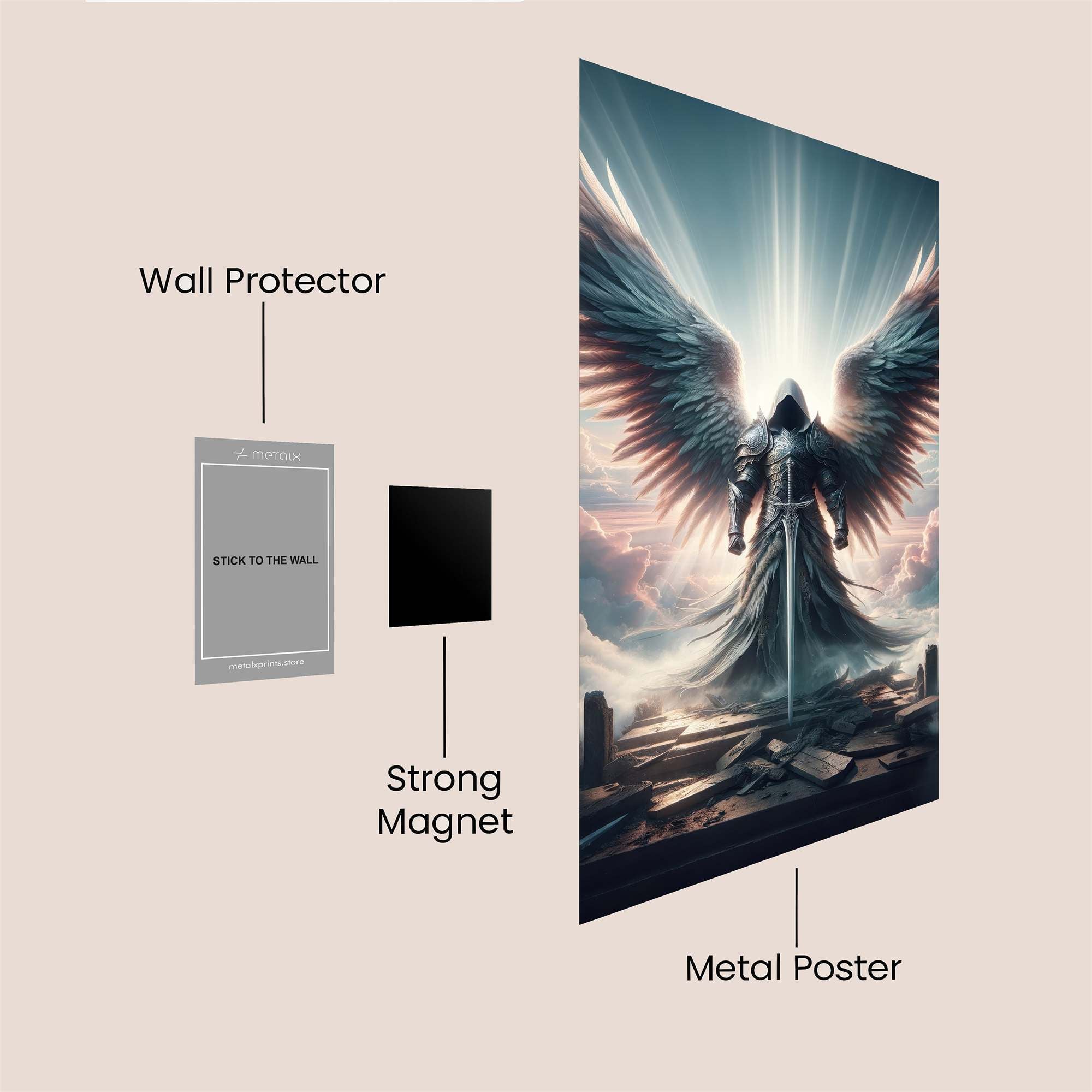 Angel Radiance Safe Wall Magnetic / M