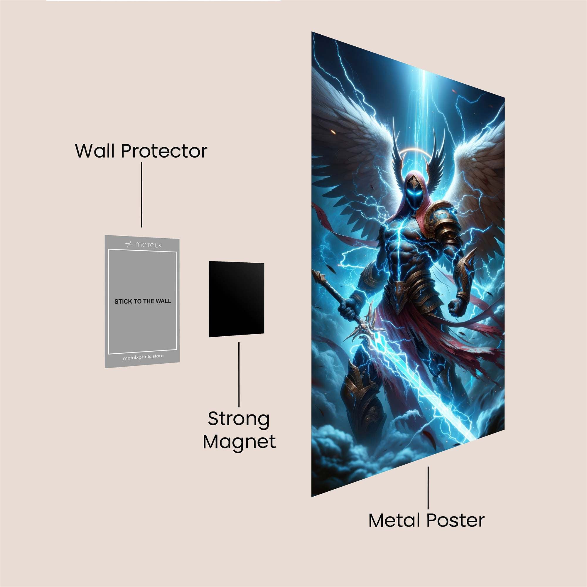 Archangel Radiant Safe Wall Magnetic / M