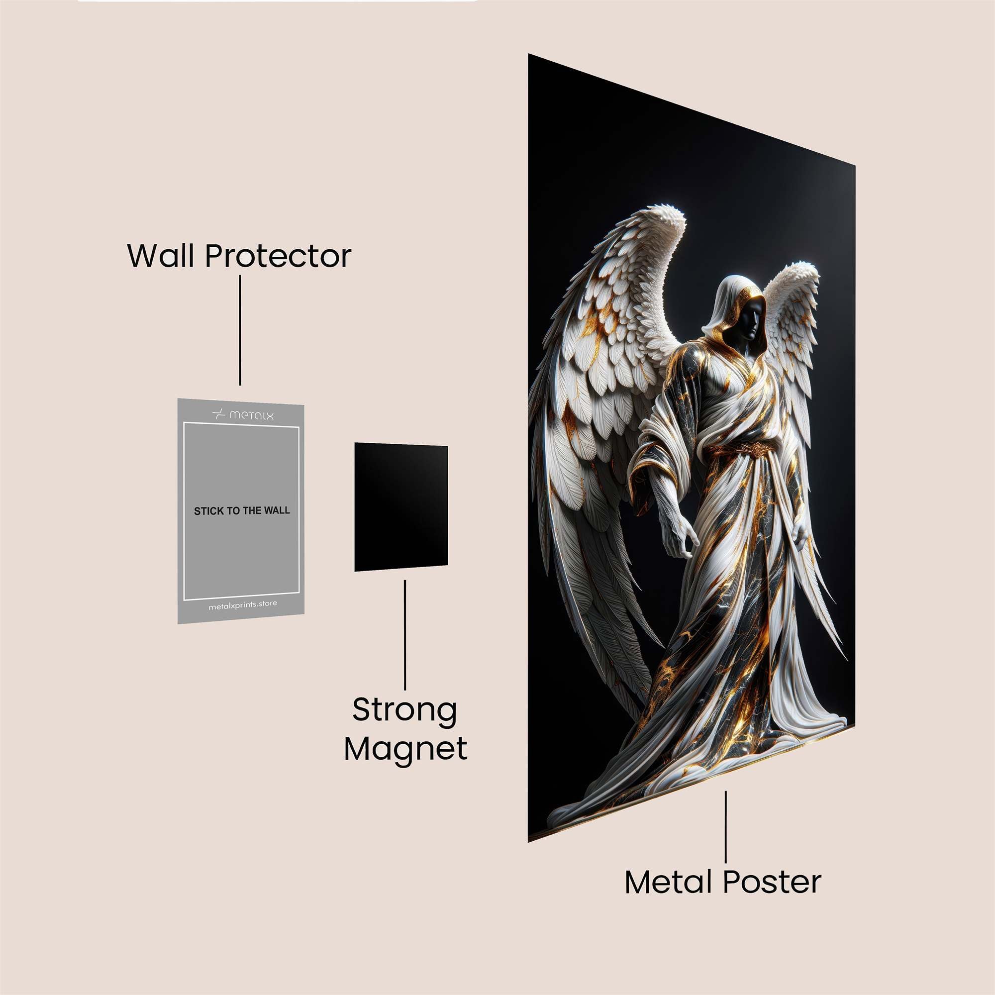 Azrael Serene Safe Wall Magnetic / M