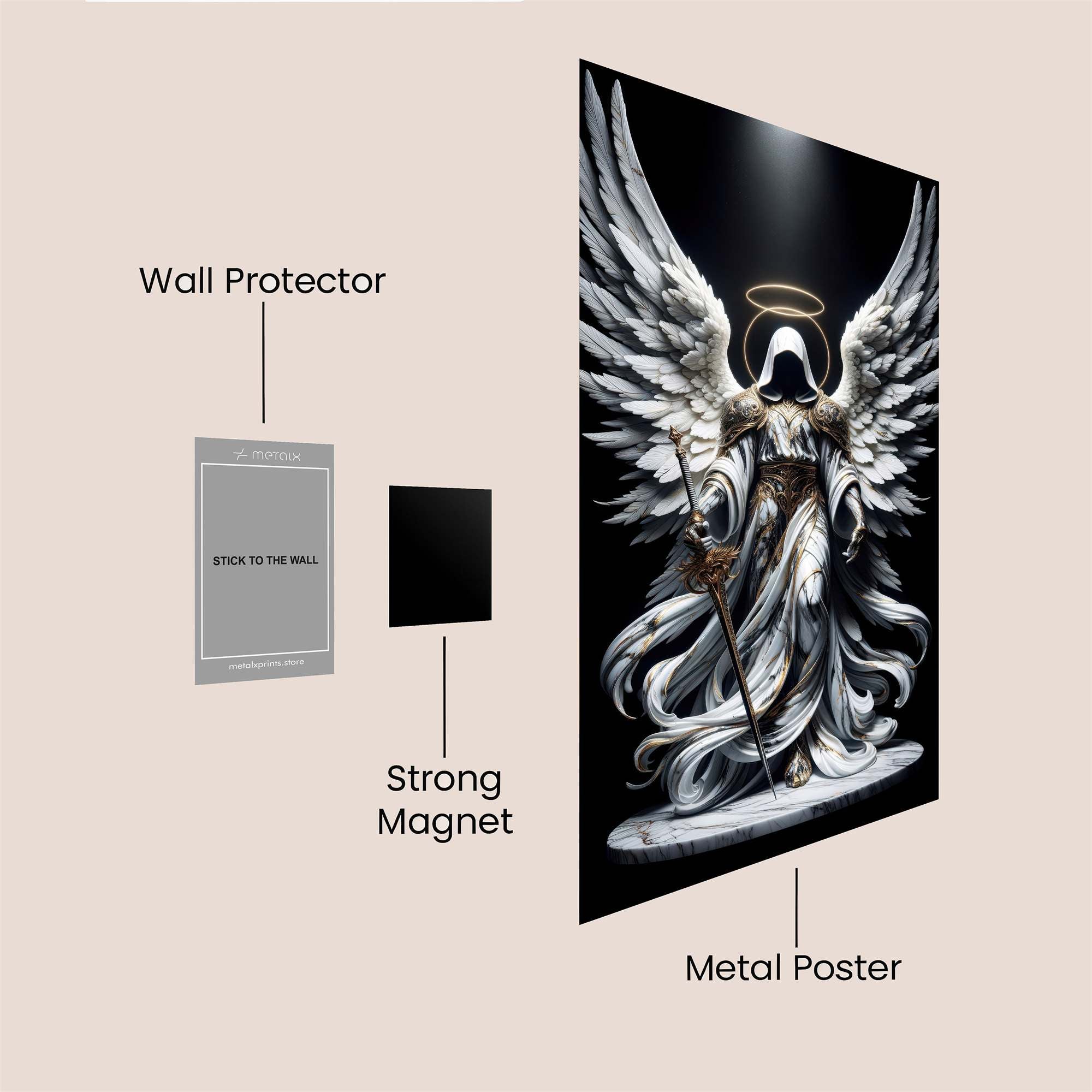 Angel Resolute Safe Wall Magnetic / M