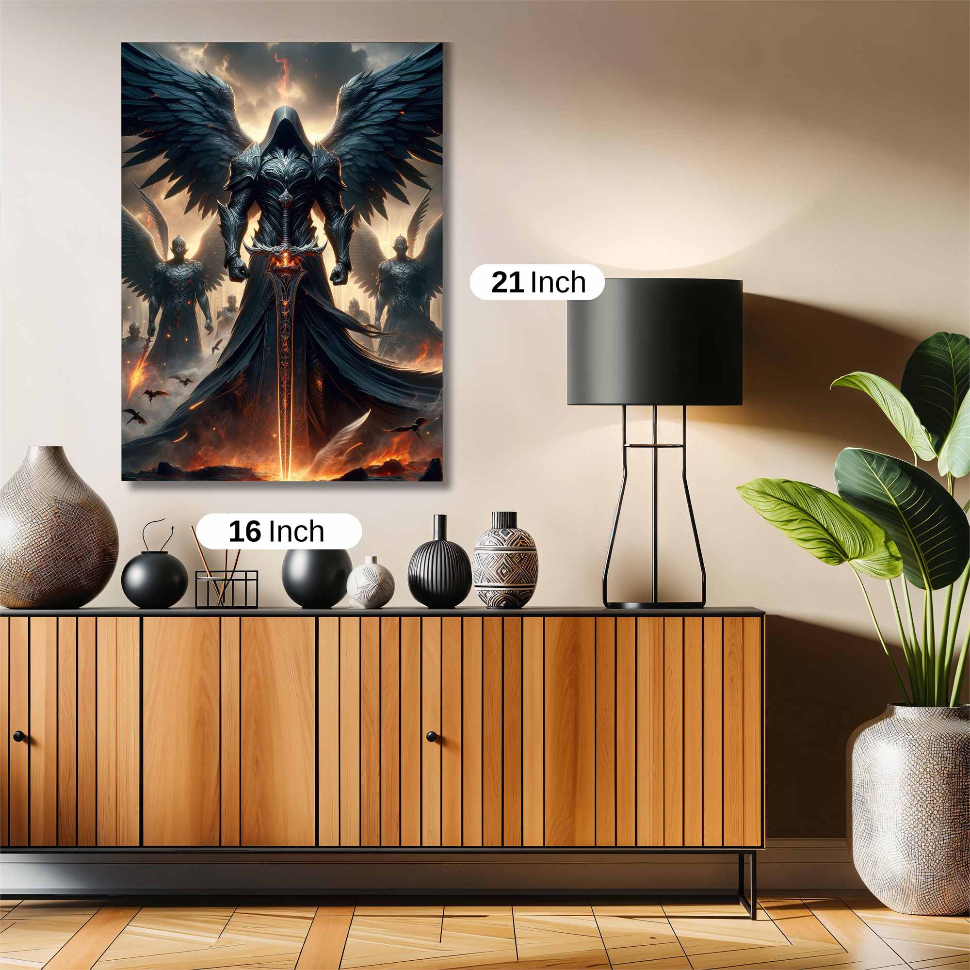 Angel Apocalypse Safe Wall Magnetic / M