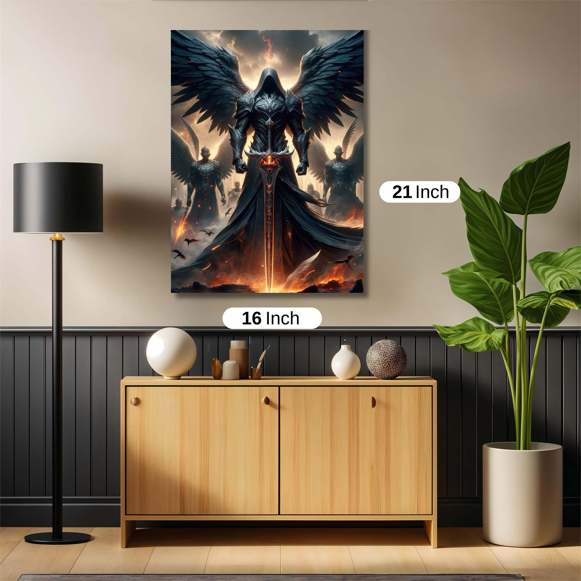 Angel Apocalypse Safe Wall Magnetic / M