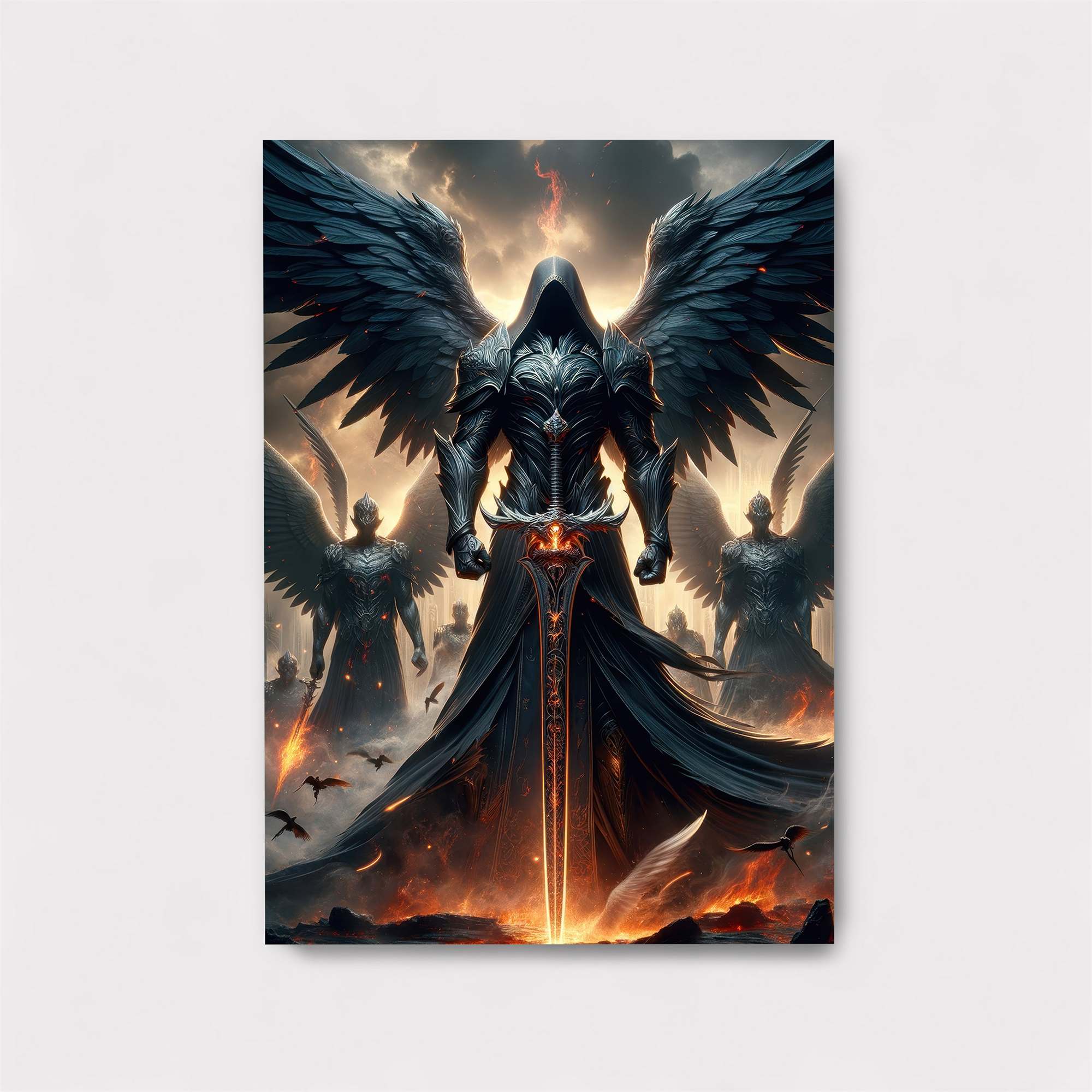 Angel Apocalypse Safe Wall Magnetic / M