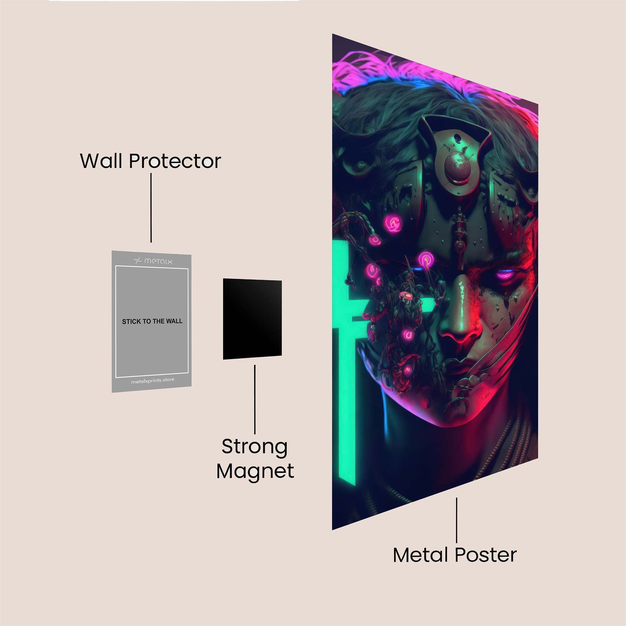 Demon Enigma Safe Wall Magnetic / M