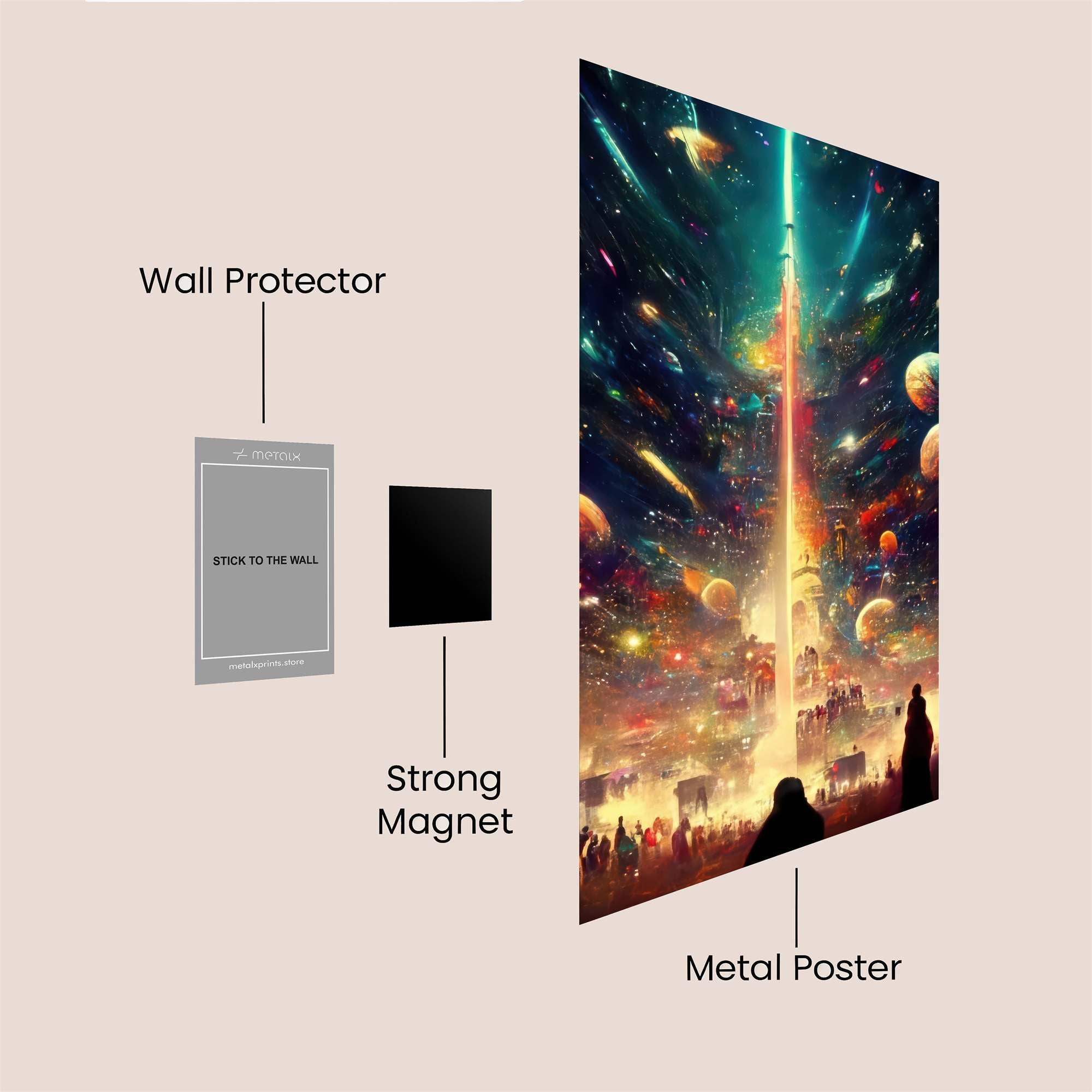 Cosmic Euphoria Safe Wall Magnetic / M
