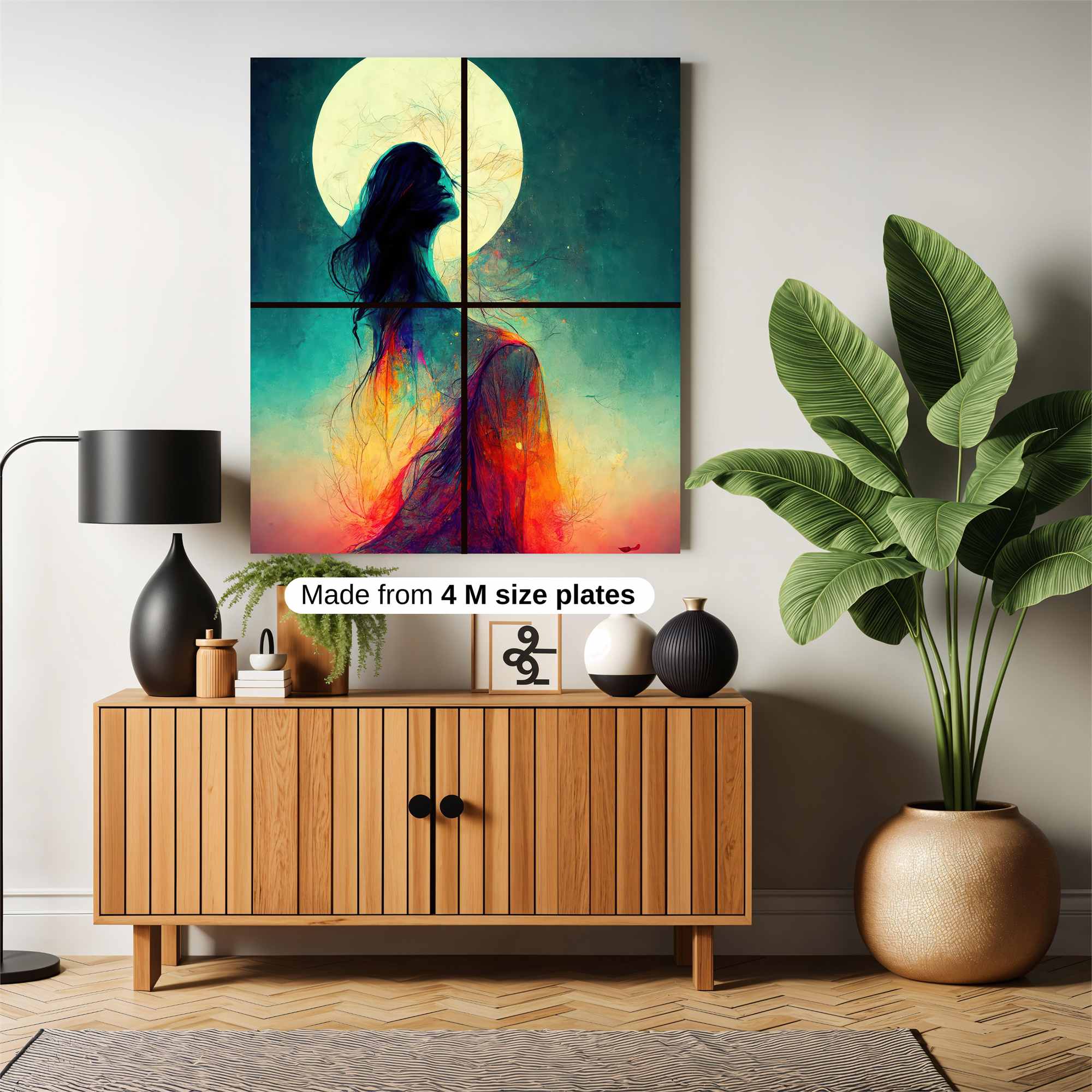 Moonlit Serenity Safe Wall Magnetic / M