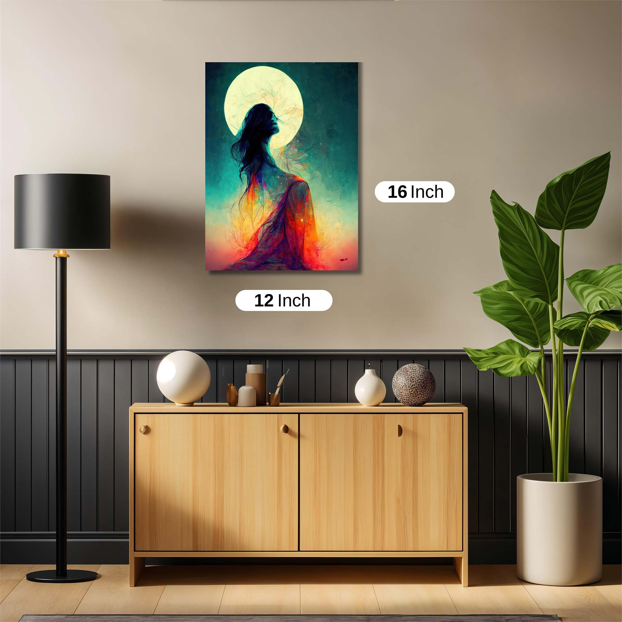 Moonlit Serenity Safe Wall Magnetic / M