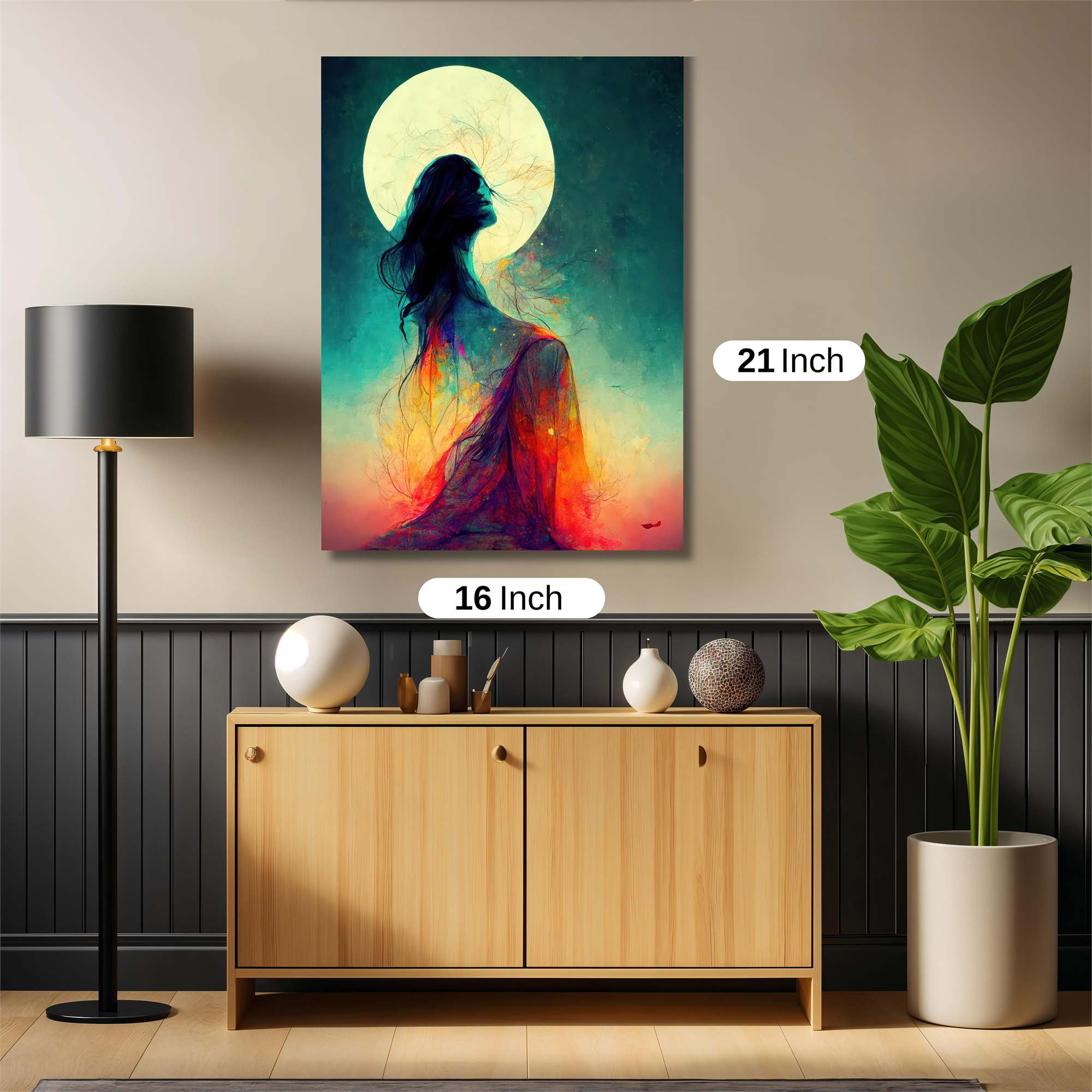 Moonlit Serenity Safe Wall Magnetic / M
