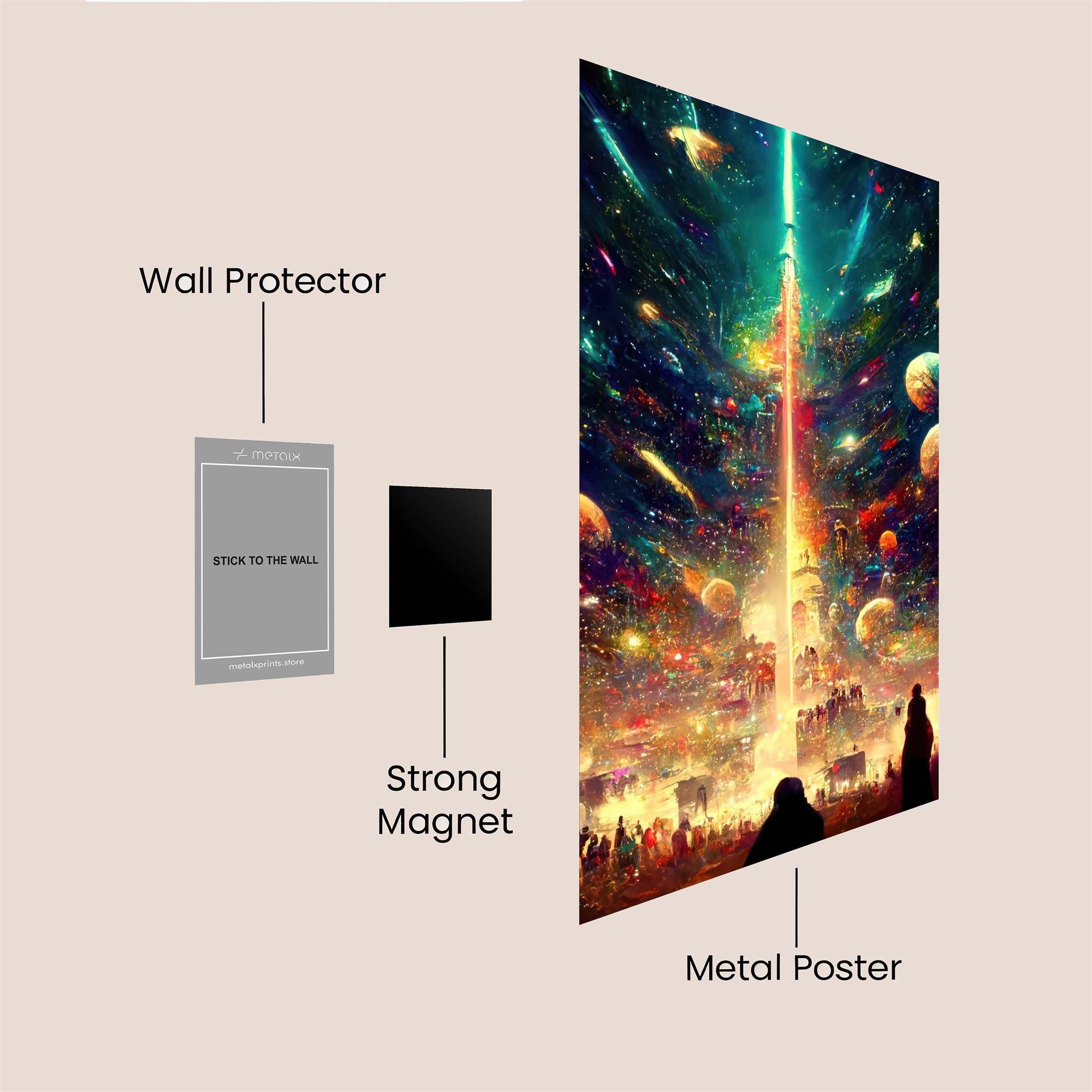 Cosmic Euphoria Safe Wall Magnetic / M
