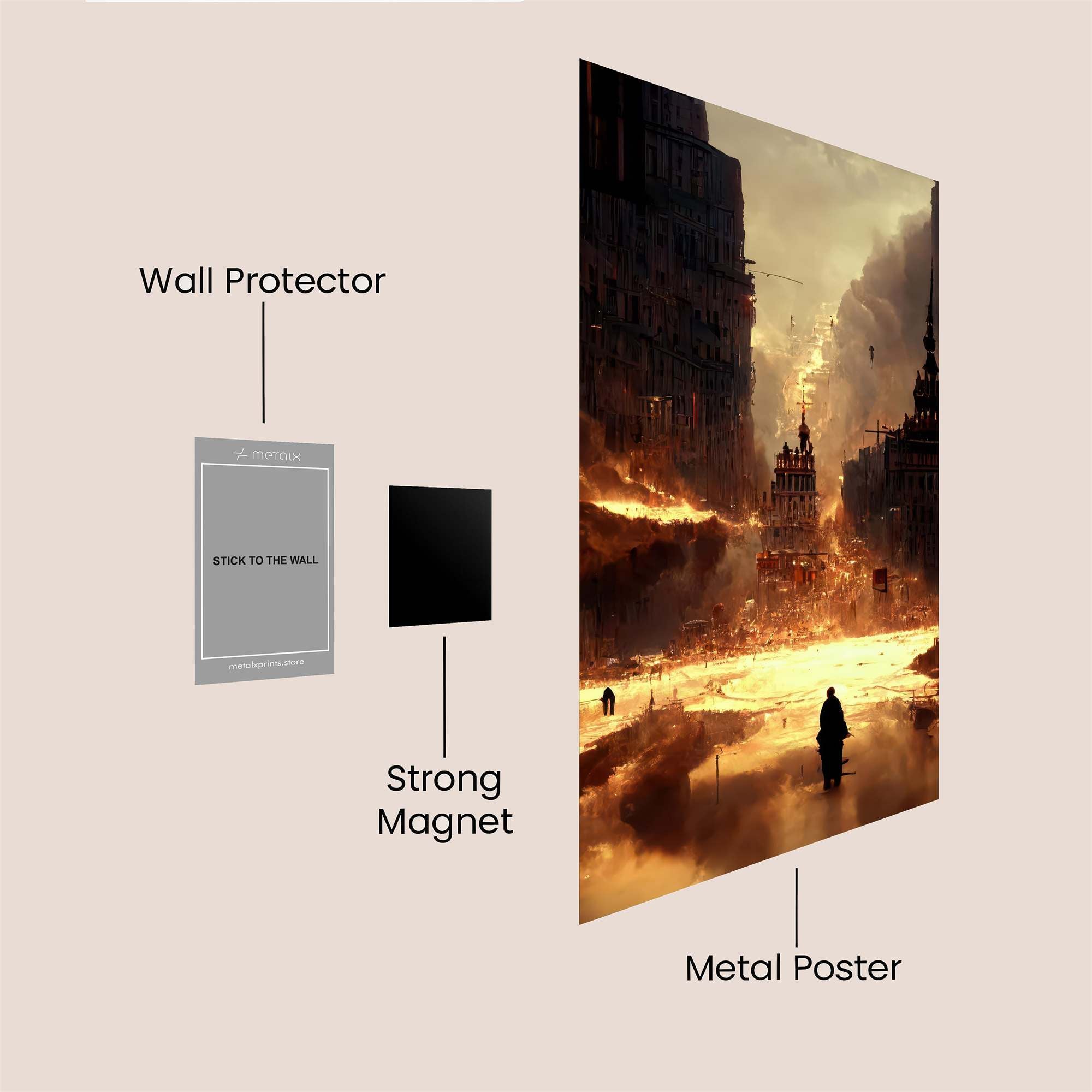 Apocalypse Gloom Safe Wall Magnetic / M