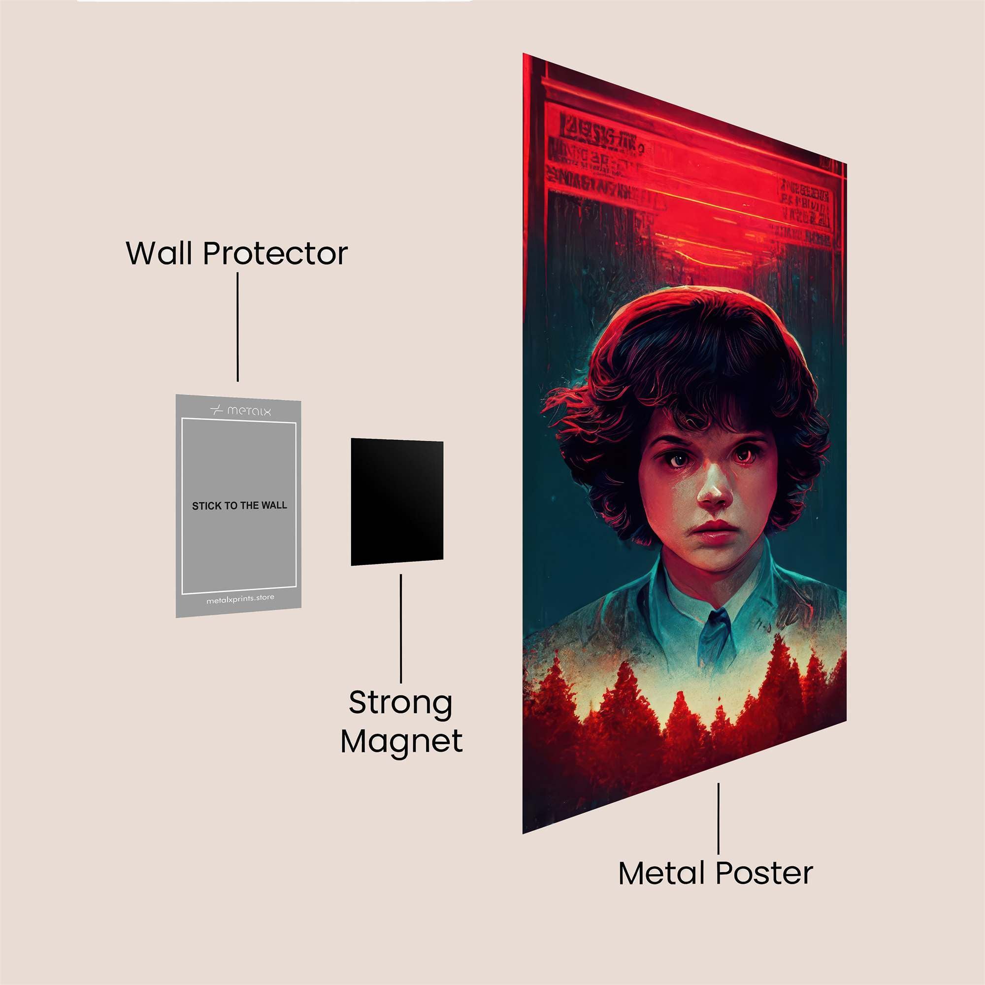 Eleven Enigmatic Safe Wall Magnetic / M